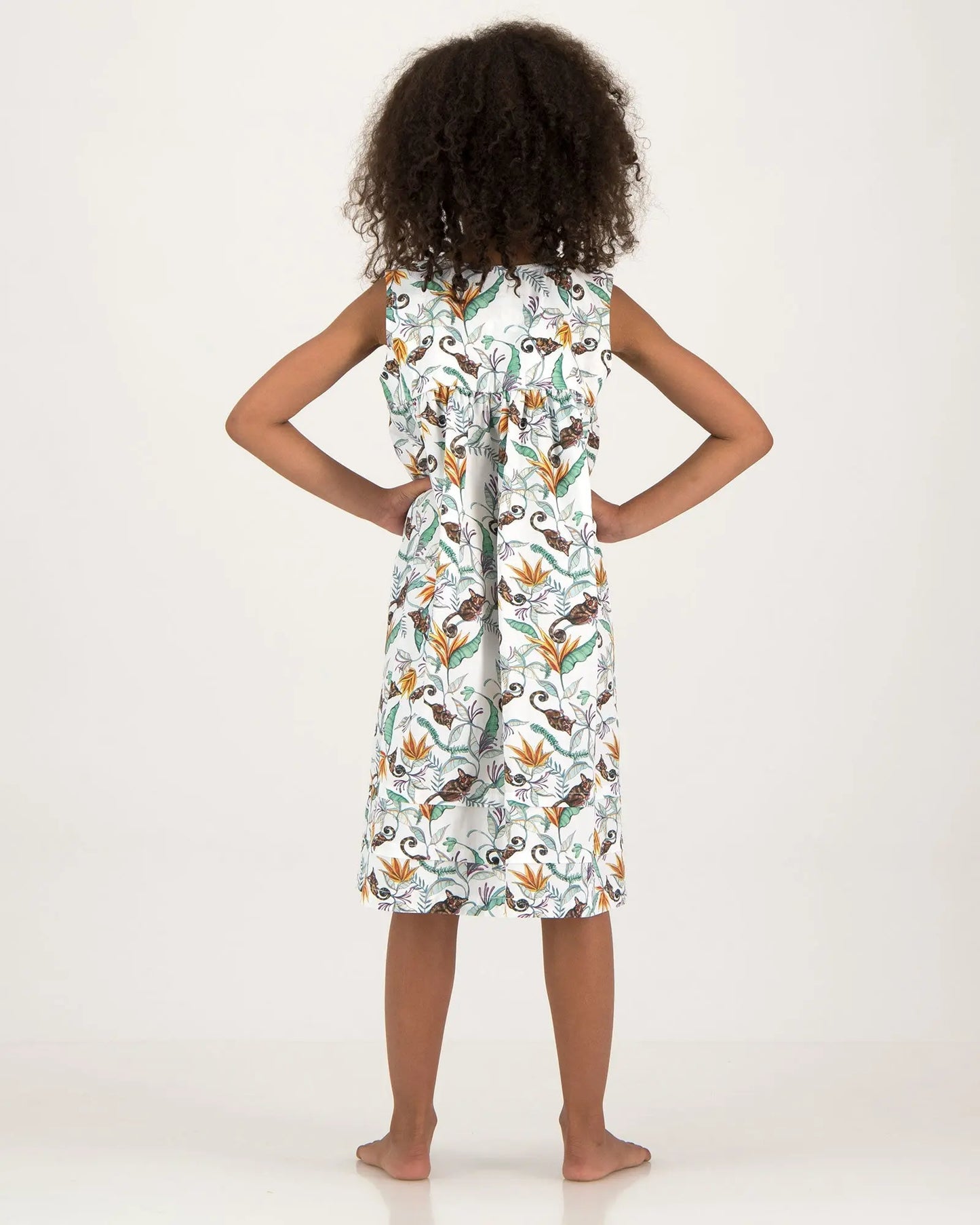 Girls Nighty - Night Monkeys White Woodstock Laundry