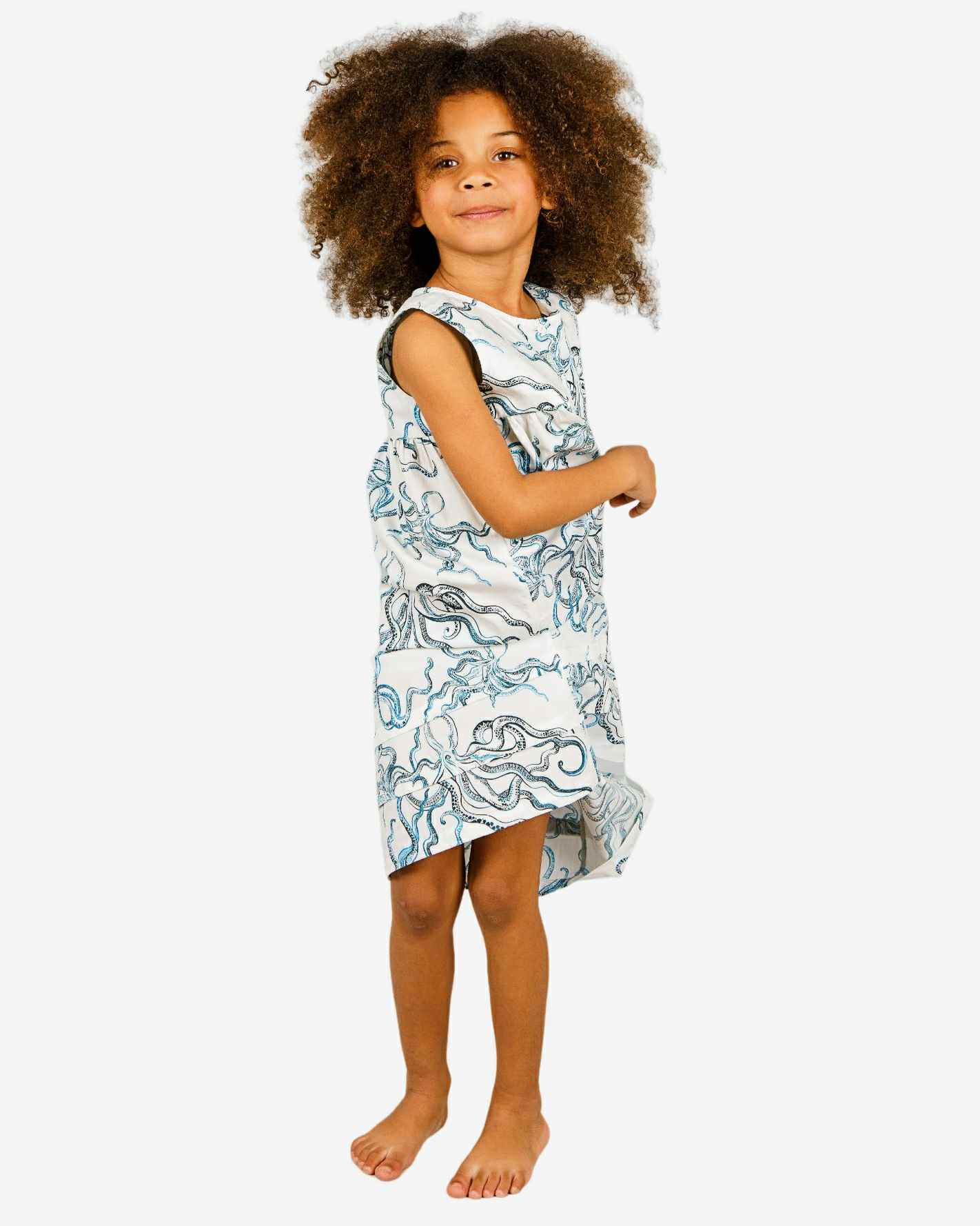 Girls Nighty - Octopus Indigo Woodstock Laundry
