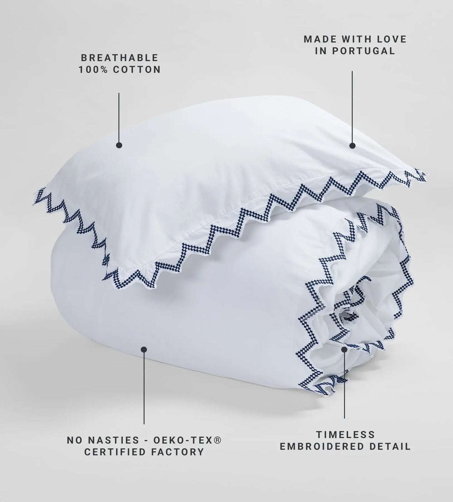 Glassette Freida 100% Cotton Duvet Cover The Secret Linen Store