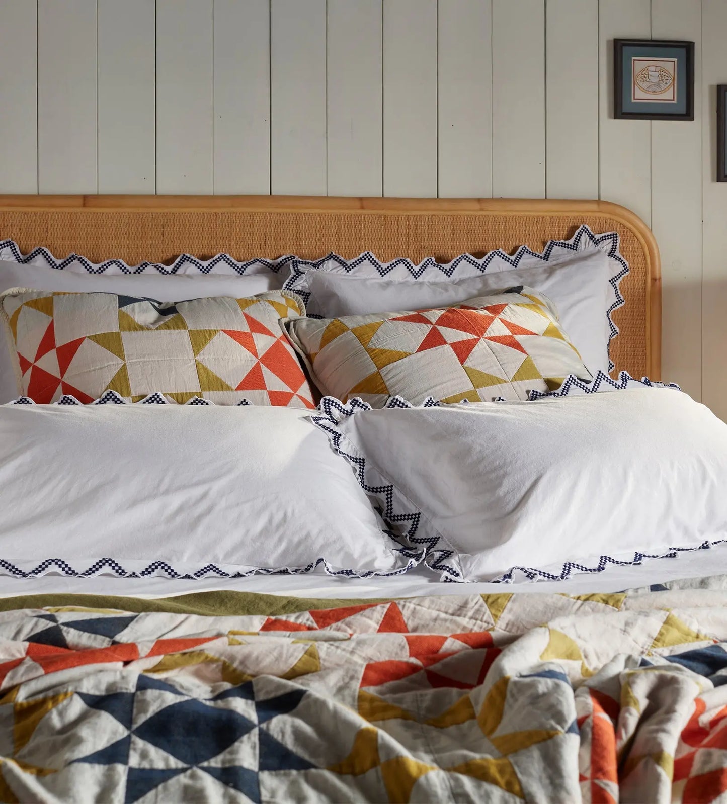 Glassette Freida 100% Cotton Oxford Pillowcase The Secret Linen Store