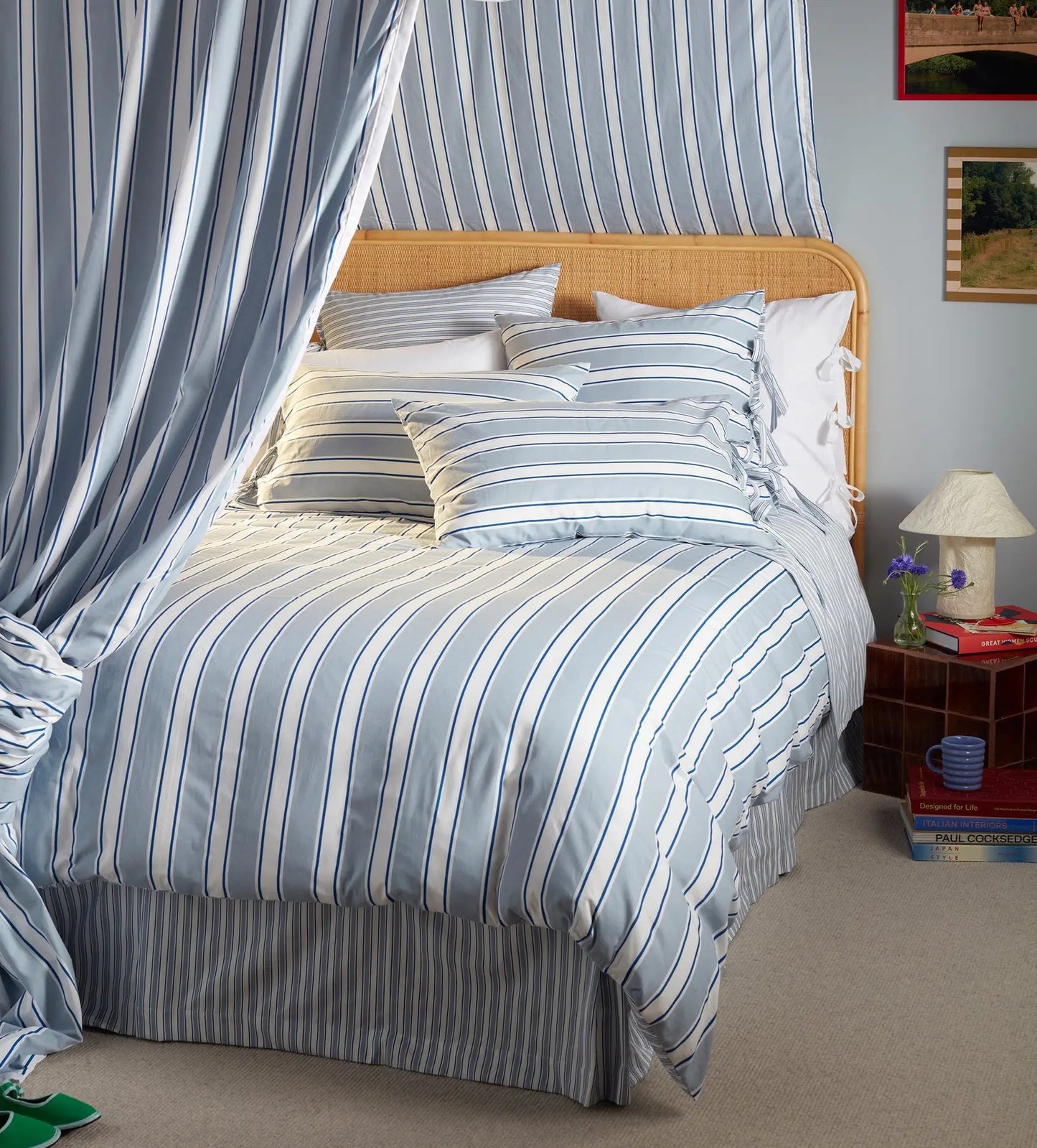 Glassette Teddy Stripe 100% Cotton Duvet Cover The Secret Linen Store