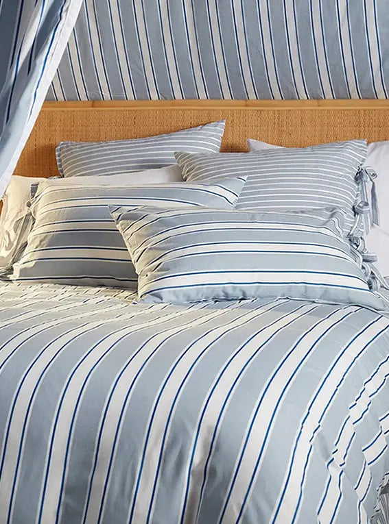 Glassette Teddy Stripe 100% Cotton Duvet Cover The Secret Linen Store