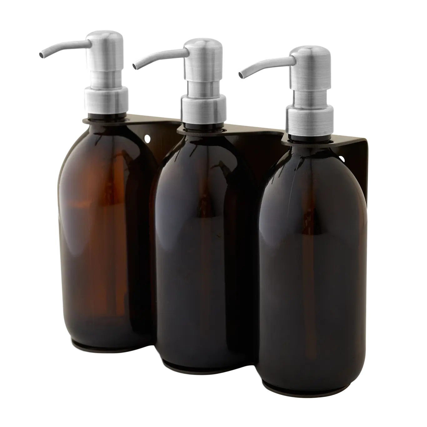 Gold Triple Wall Mounted Soap Dispenser Kuishi