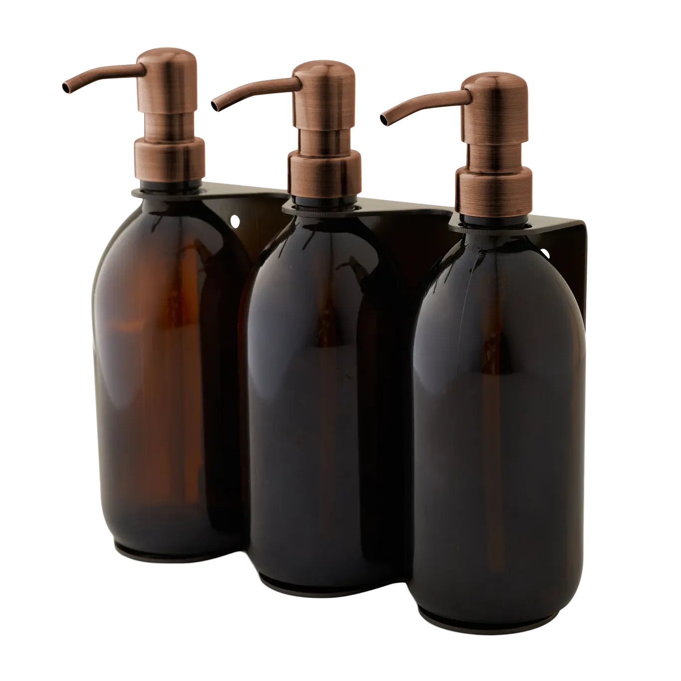 Gold Triple Wall Mounted Soap Dispenser Kuishi