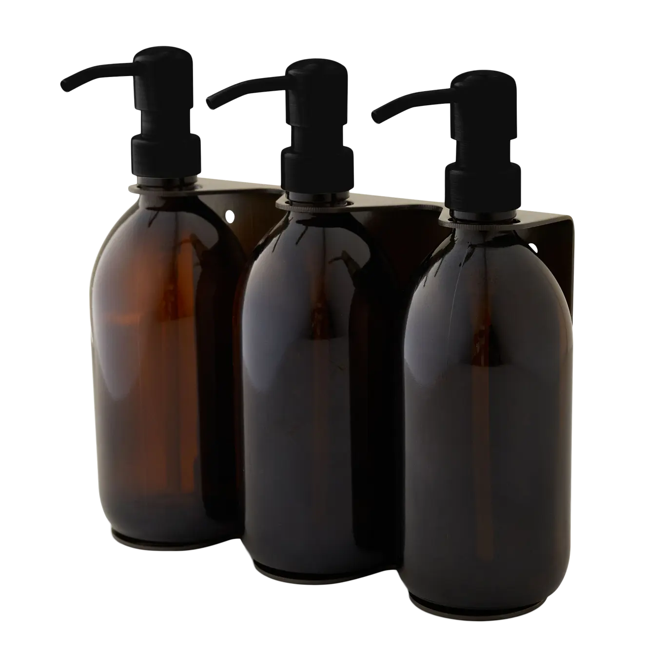 Gold Triple Wall Mounted Soap Dispenser Kuishi