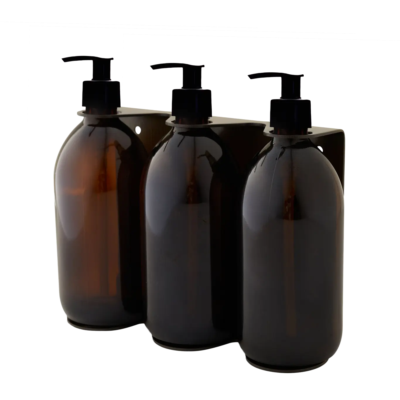 Gold Triple Wall Mounted Soap Dispenser Kuishi
