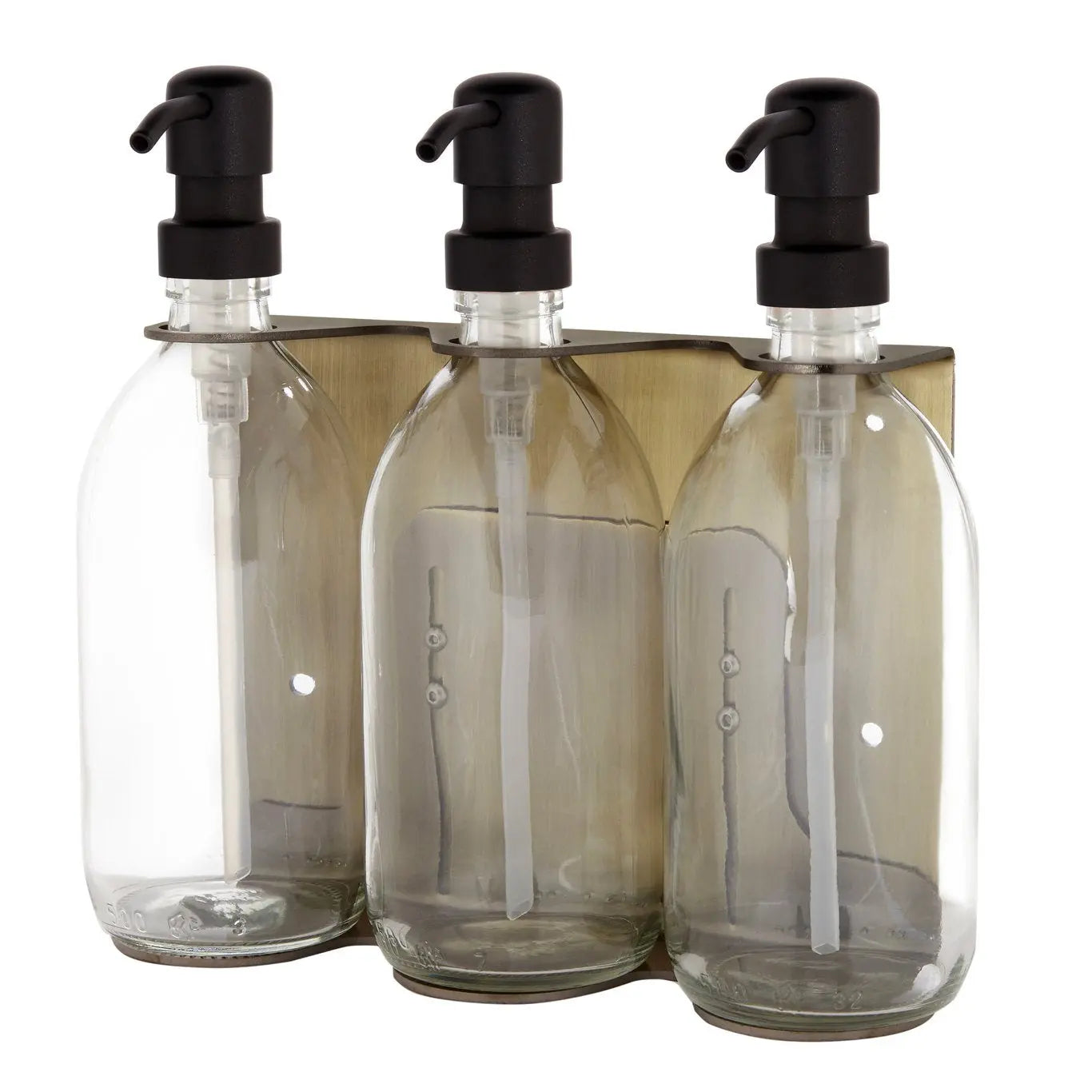 Gold Triple Wall Mounted Soap Dispenser Kuishi