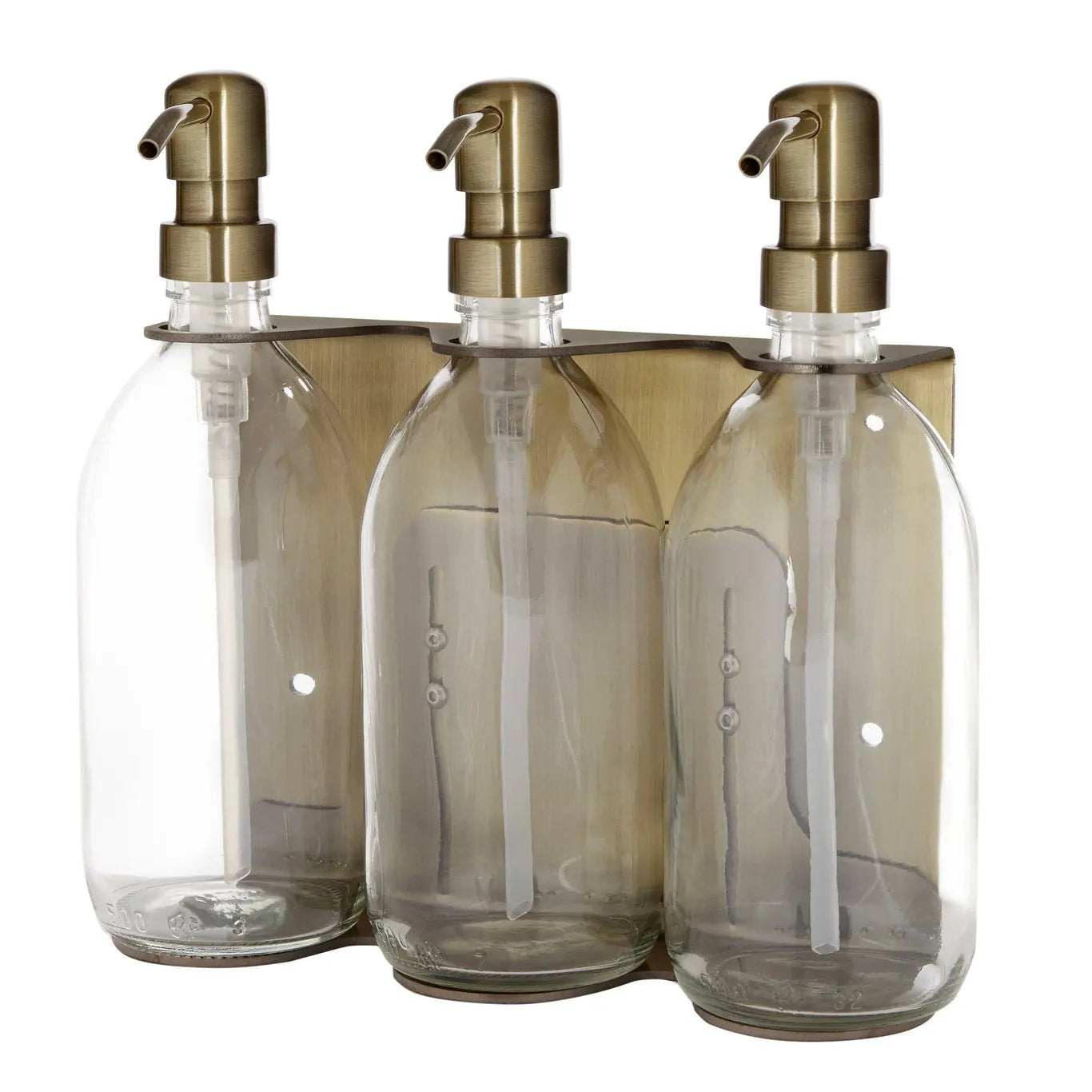 Gold Triple Wall Mounted Soap Dispenser Kuishi
