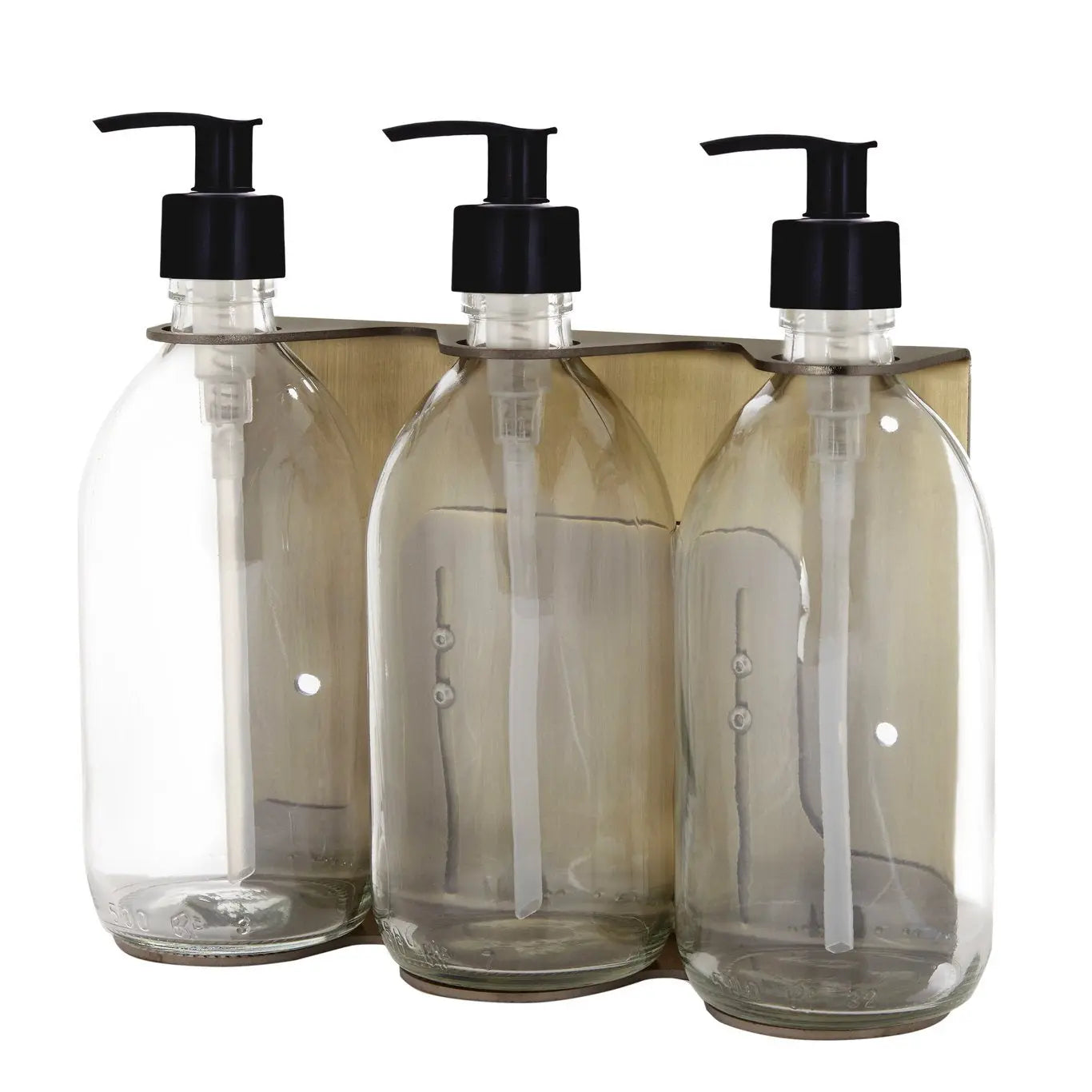Gold Triple Wall Mounted Soap Dispenser Kuishi