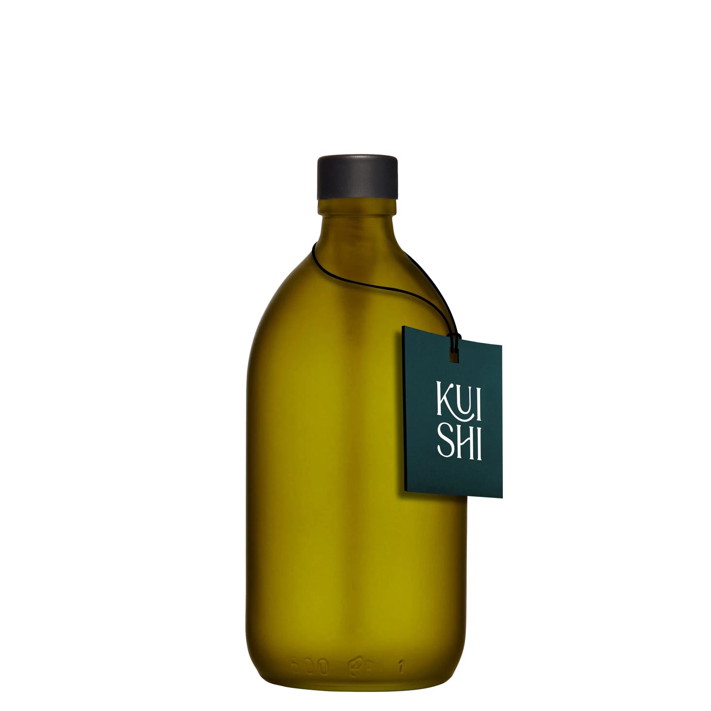 Green Glass Storage Bottle and Cap Kuishi