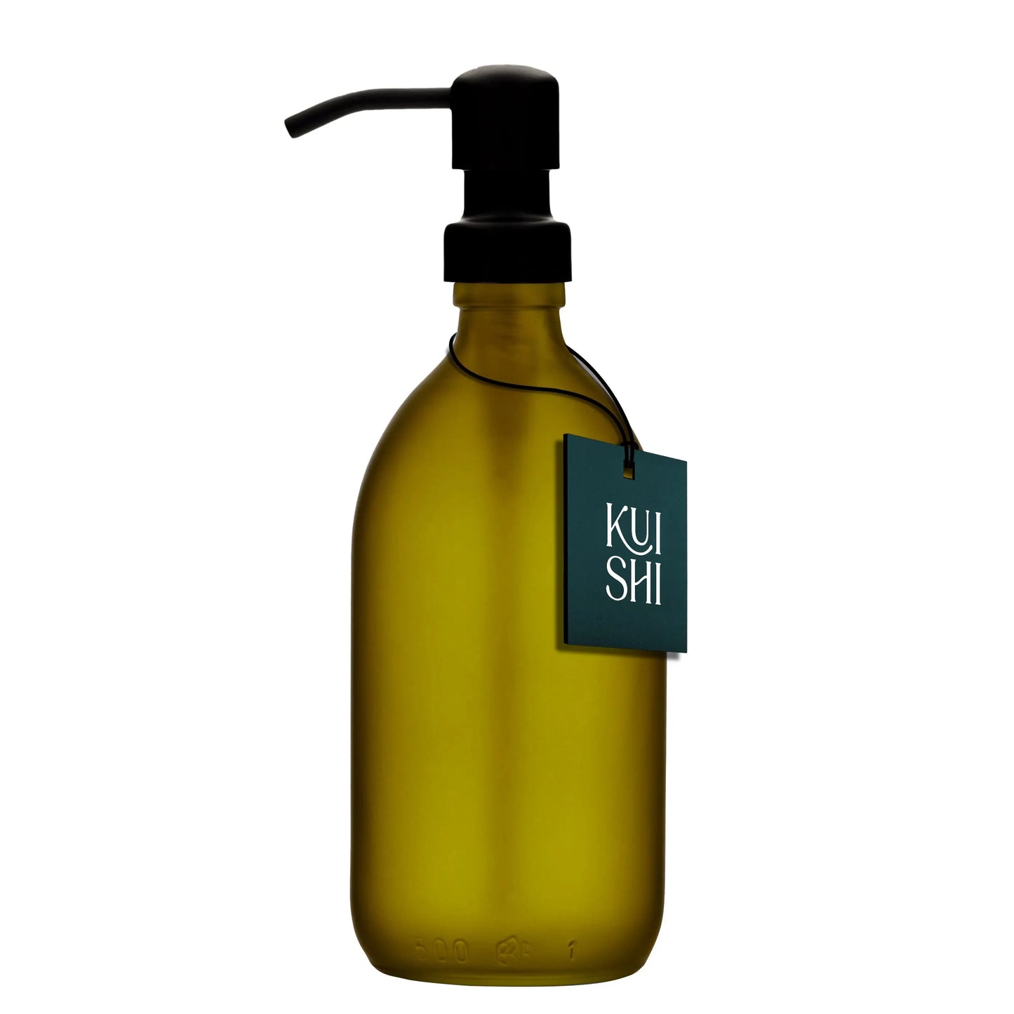 Green Soap Dispenser Stainless Steel Pump Kuishi