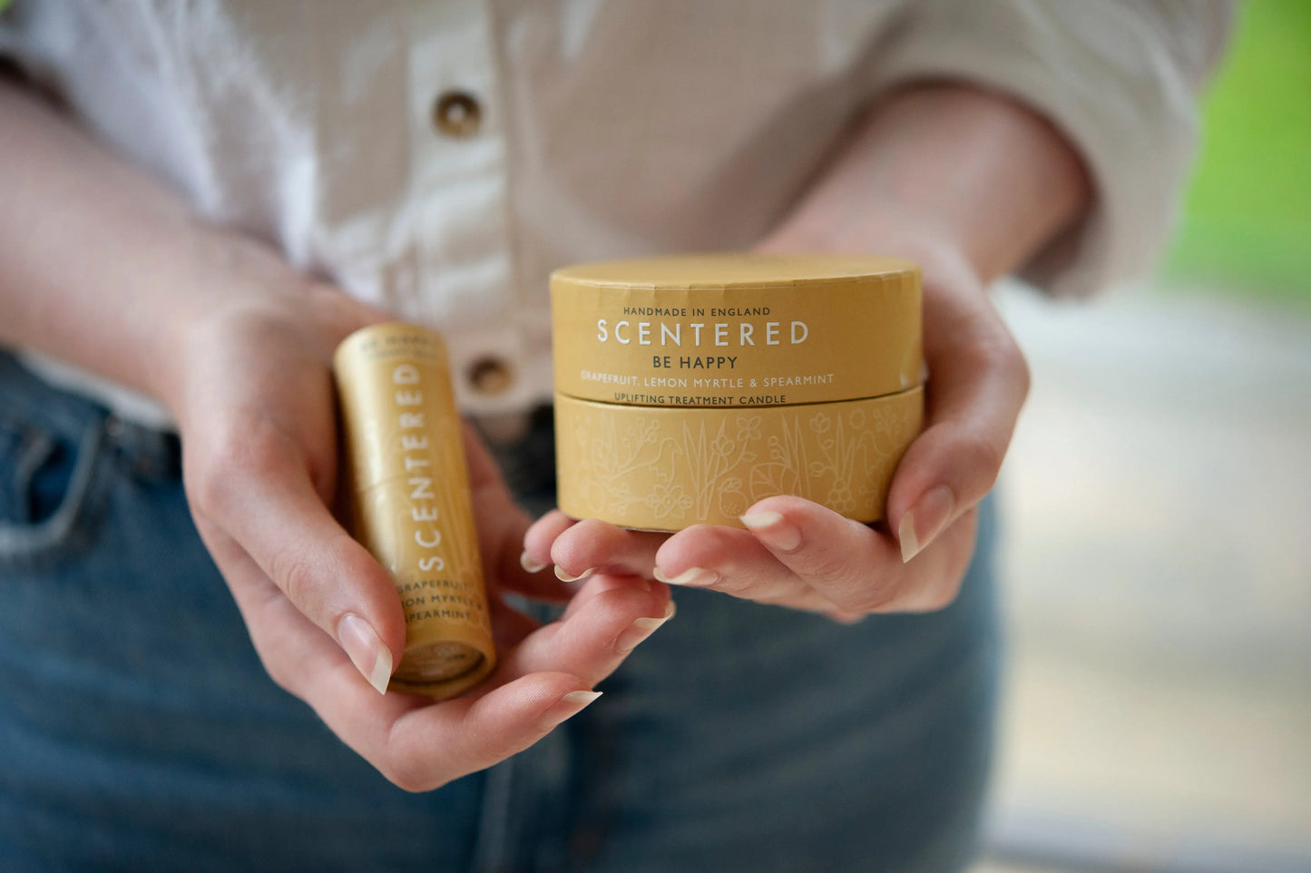Happy Balm And Candle Set Scentered