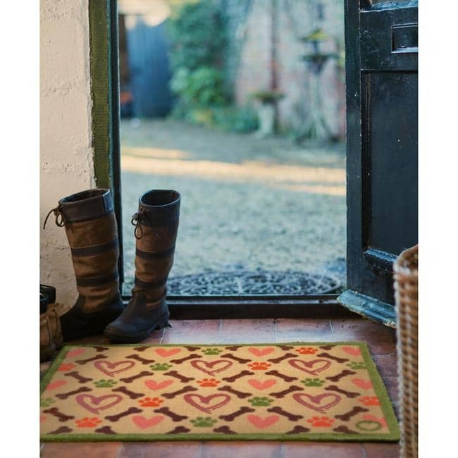 Eco-Friendly Washable Heart Pet Mat The Rugs