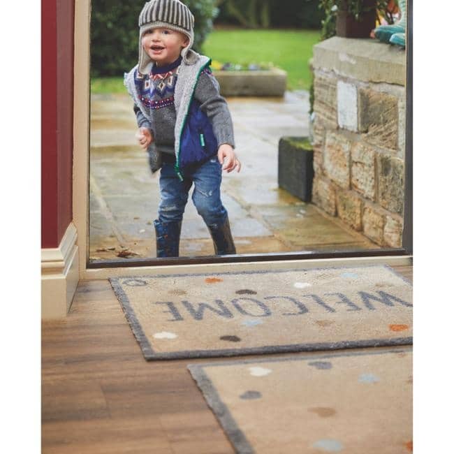 Eco Washable Floral Mats – Geometric The Rugs