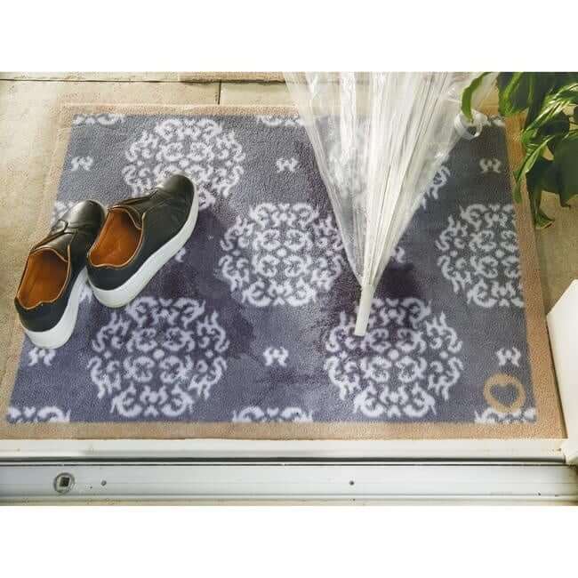 Eco Washable Floral Mats – Geometric The Rugs