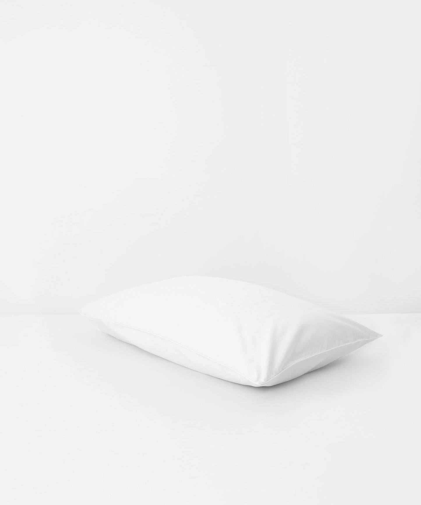 White Tencel Cotton Pillowcase - Piping Undercover
