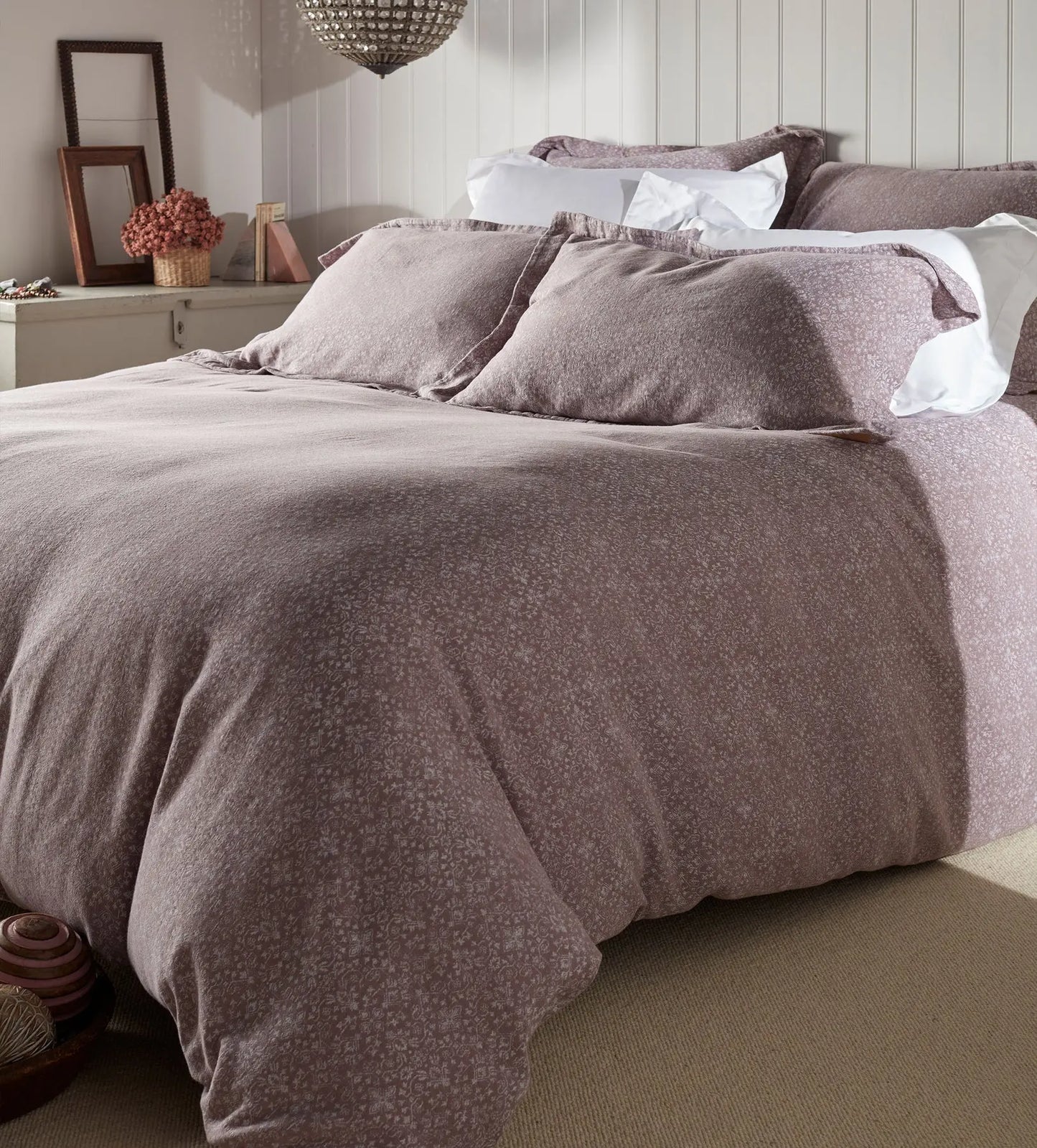 Jasmine Floral Jacquard 100% Cotton Bed Linen The Secret Linen Store