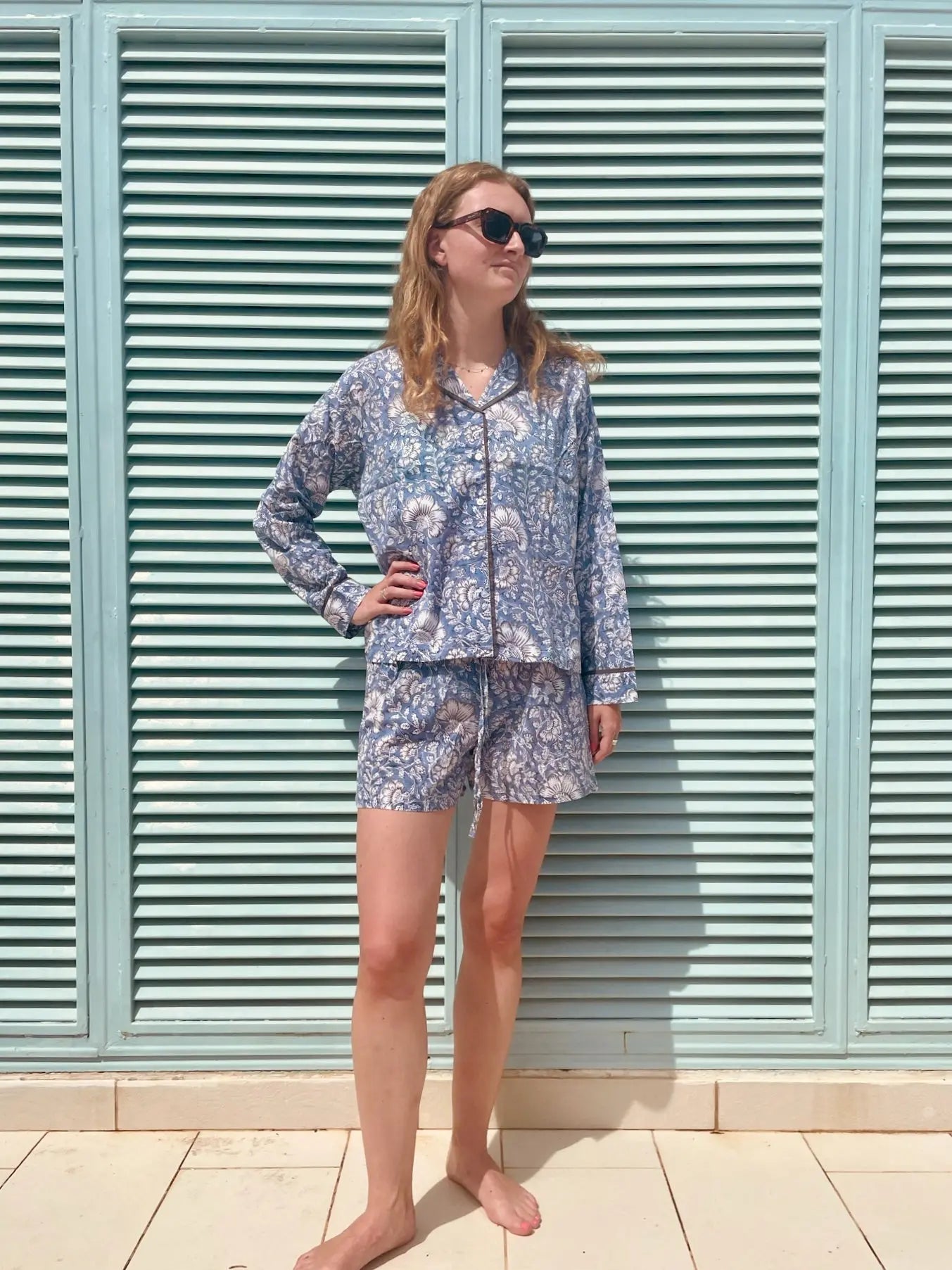 Juniper Blue Women's Pyjama Short Set Madder & More