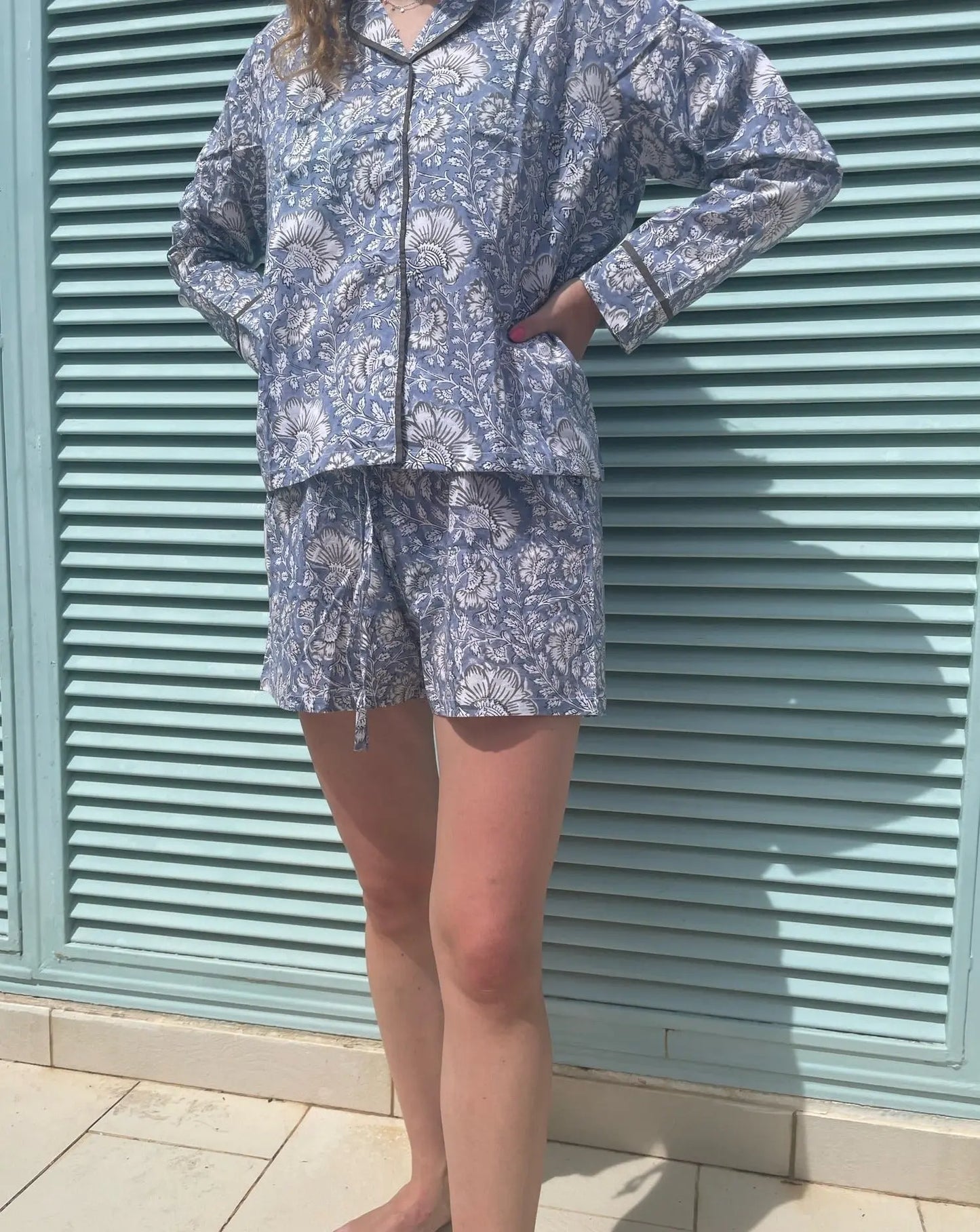 Juniper Blue Women's Pyjama Short Set Madder & More