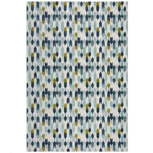 Kelso Geometric Chenille Rug Dunelm