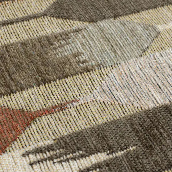 Kelso Geometric Chenille Rug Dunelm