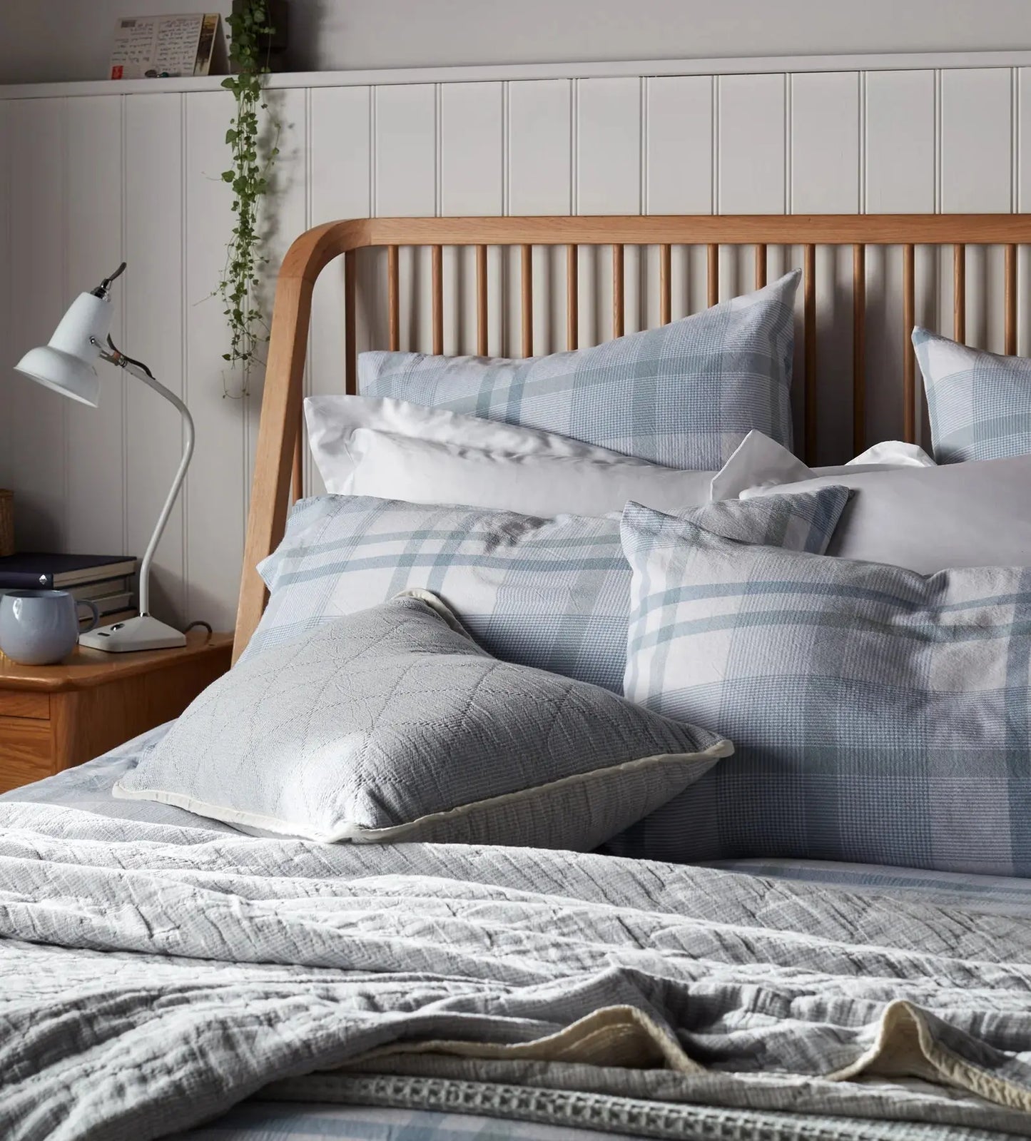 Lauren Check 100% Cotton Bed Linen The Secret Linen Store
