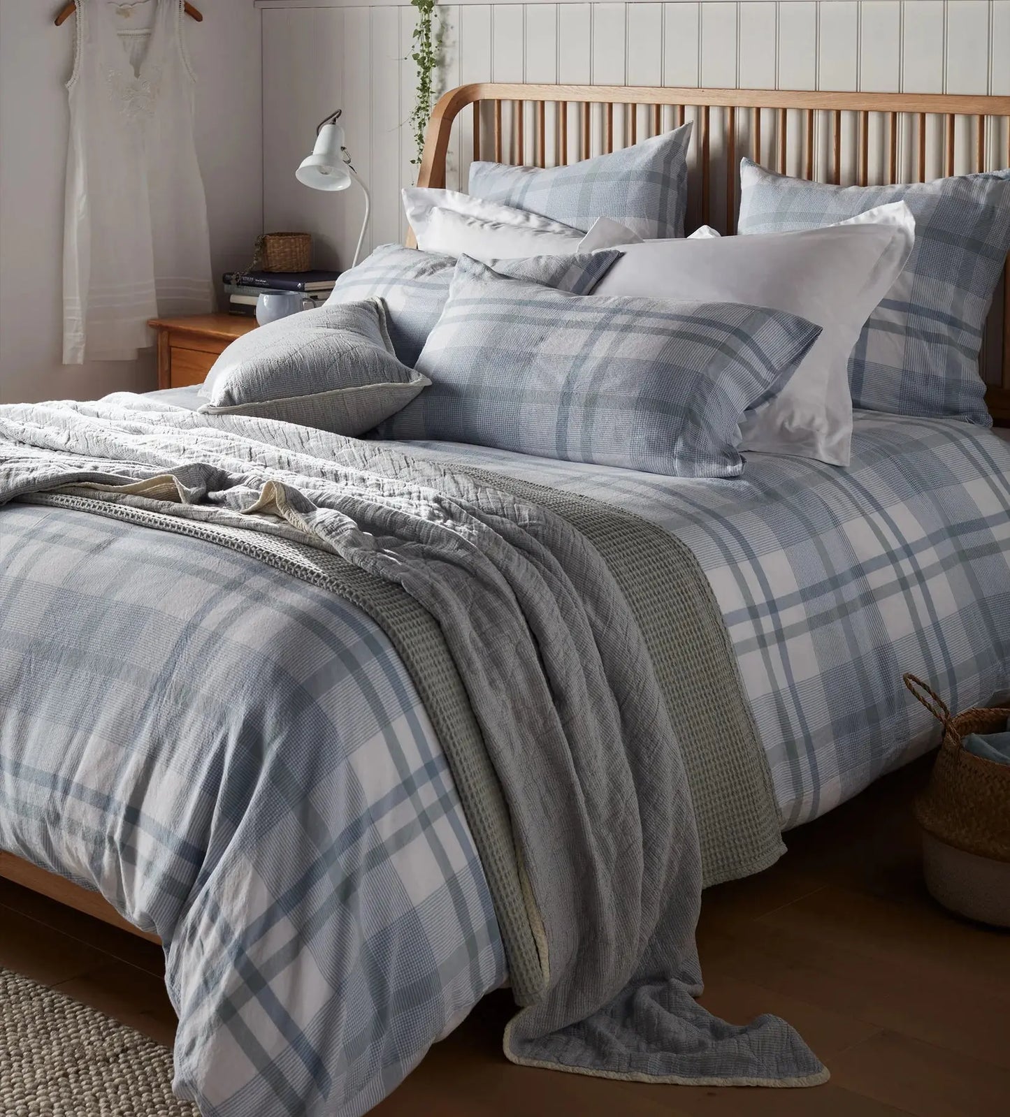 Lauren Check 100% Cotton Bed Linen The Secret Linen Store