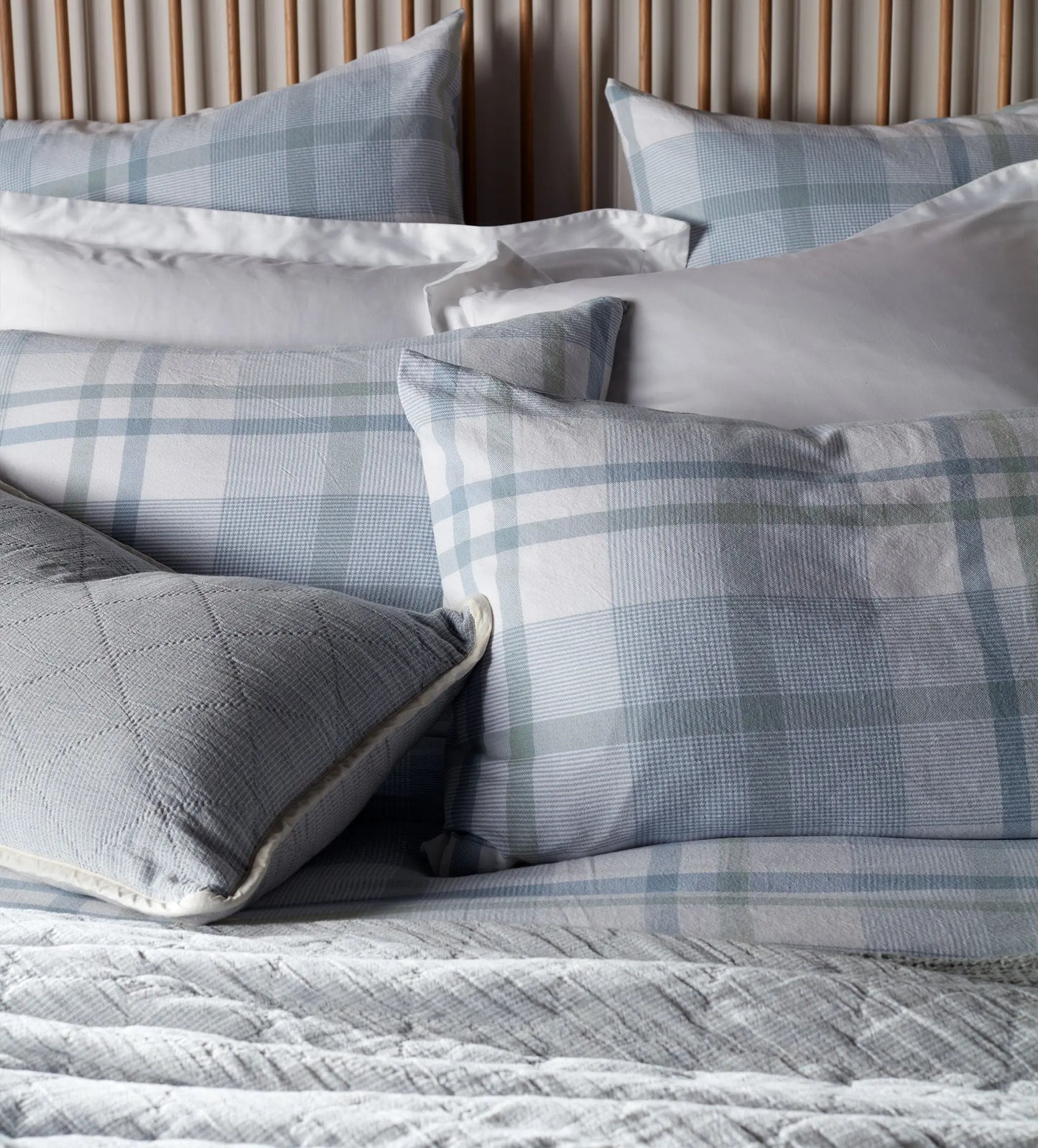 Lauren Check 100% Cotton Housewife Pillowcase The Secret Linen Store