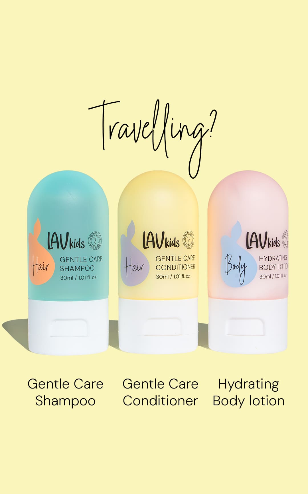 Travel Essentials Mini Set Lav Kids