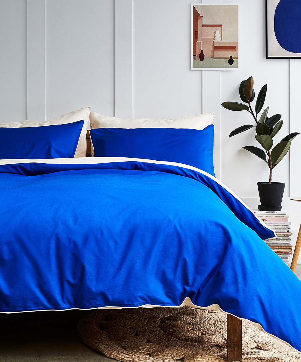 Blue Peach Tencel Cotton Duvet Cover Undercover