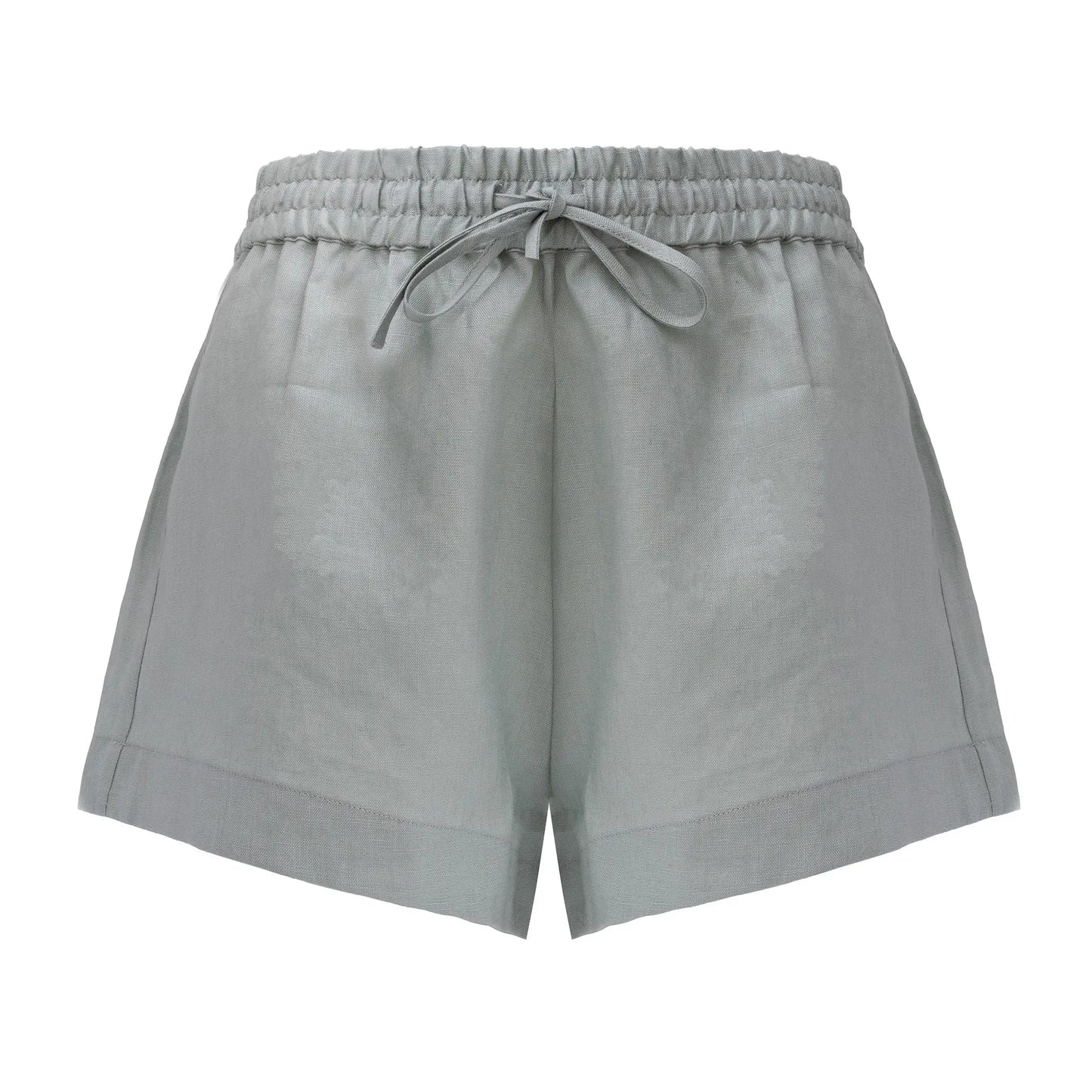 Linen Spirit Shorts Sage Green NOKAYA