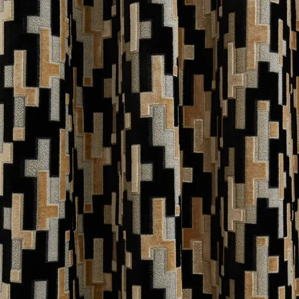 Lori Velvet Eyelet Curtains Dunelm