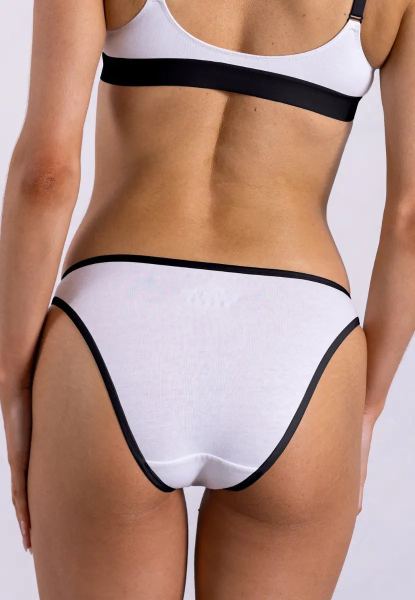 Low-Rise Bikini, Monochrome Pantee
