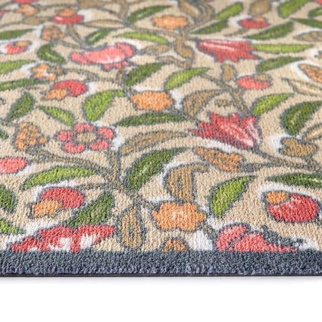 Eco-Friendly Washable Floral Mat The Rugs