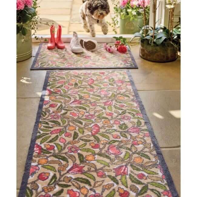 Eco-Friendly Washable Floral Mat The Rugs