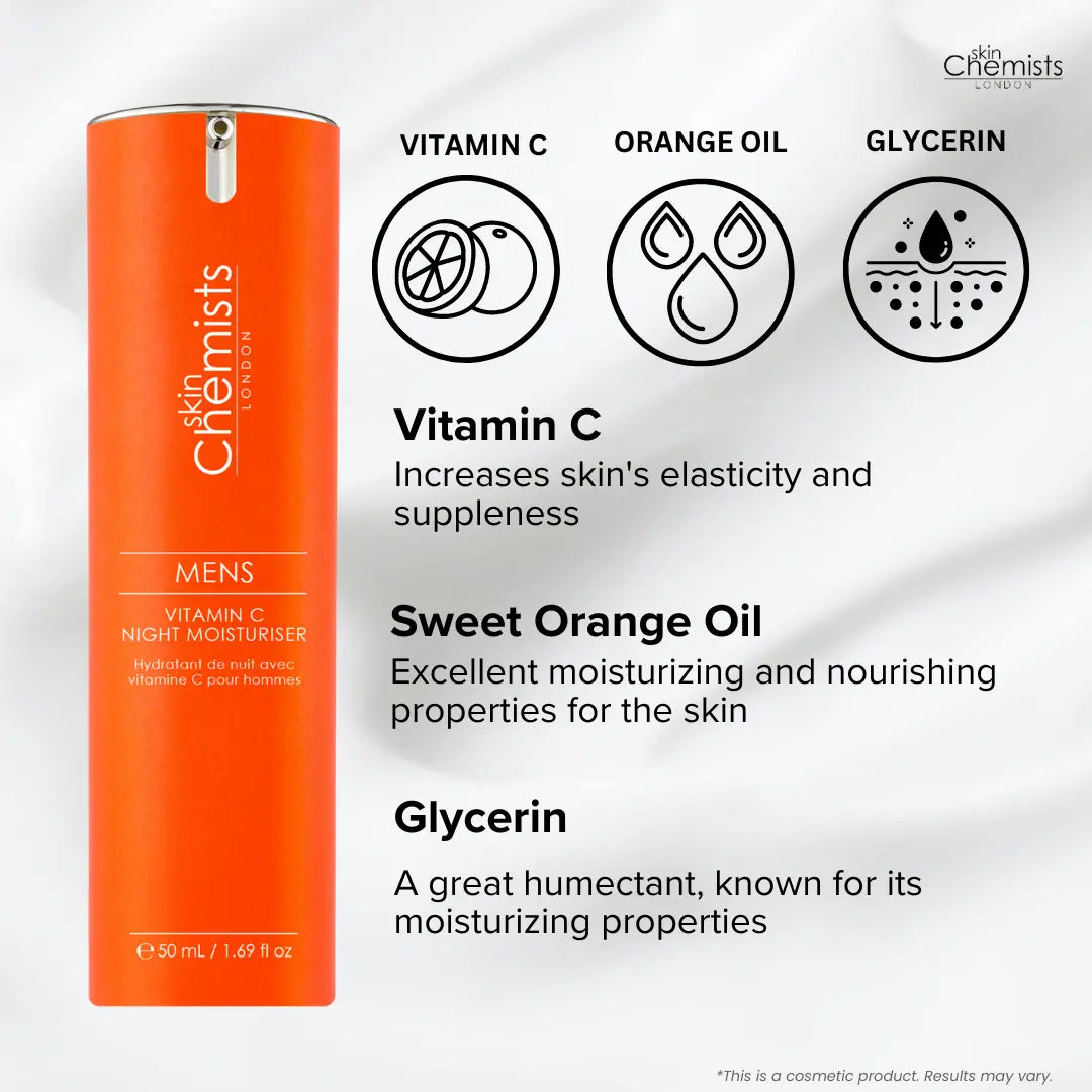 Men's Vitamin C Night Moisturiser 50ml skinChemists