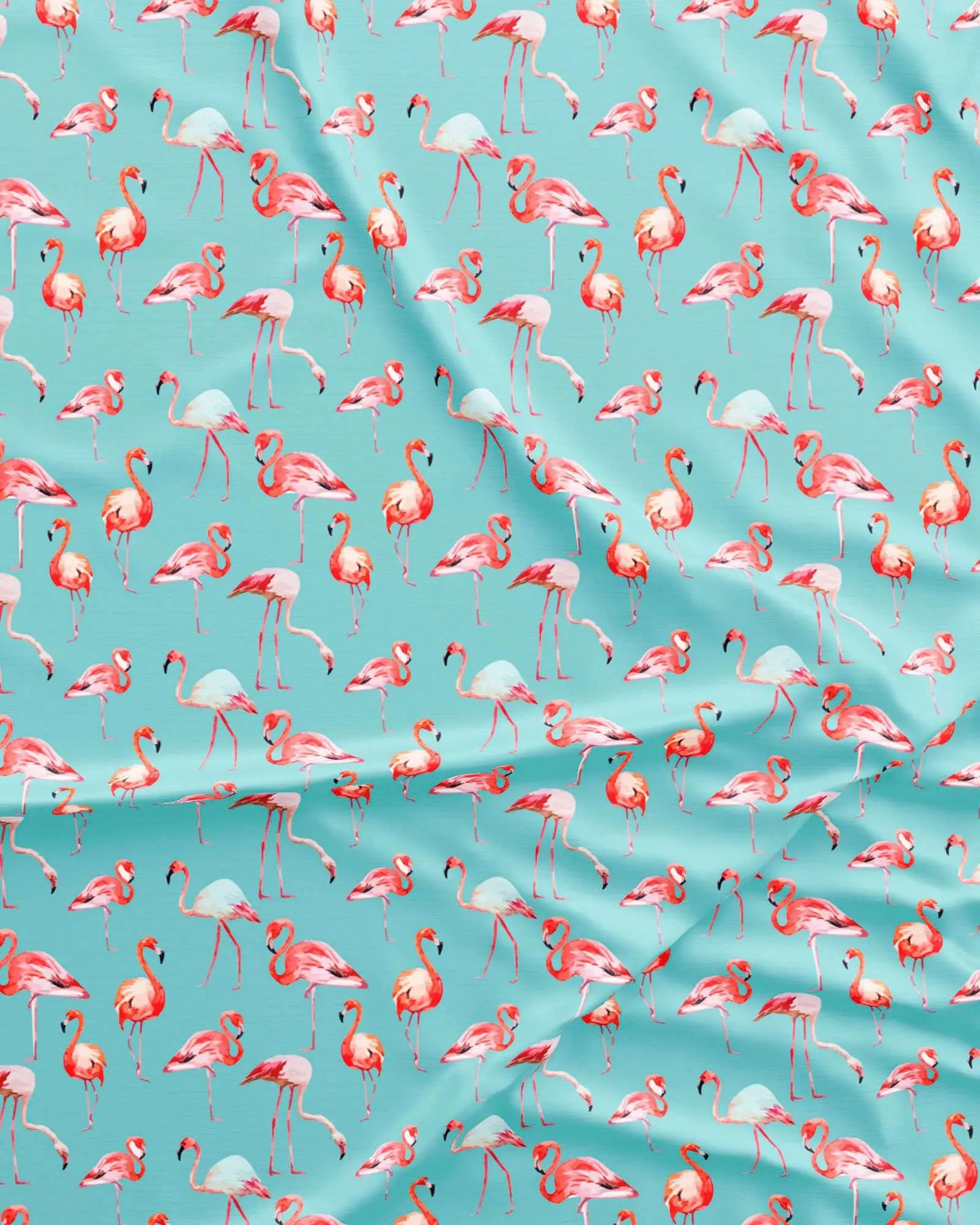 Mens Boxer Shorts - Blue Flamingos Woodstock Laundry