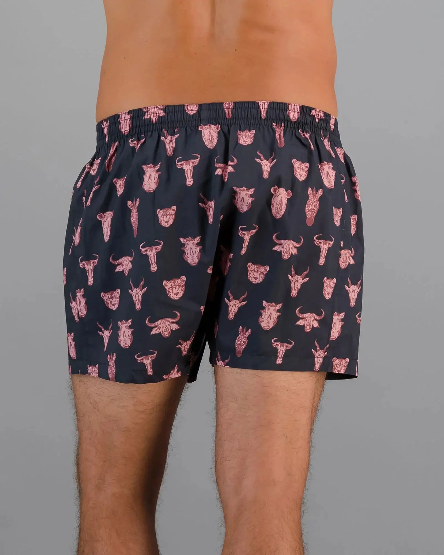 Mens Boxer Shorts - Combo Heads Woodstock Laundry