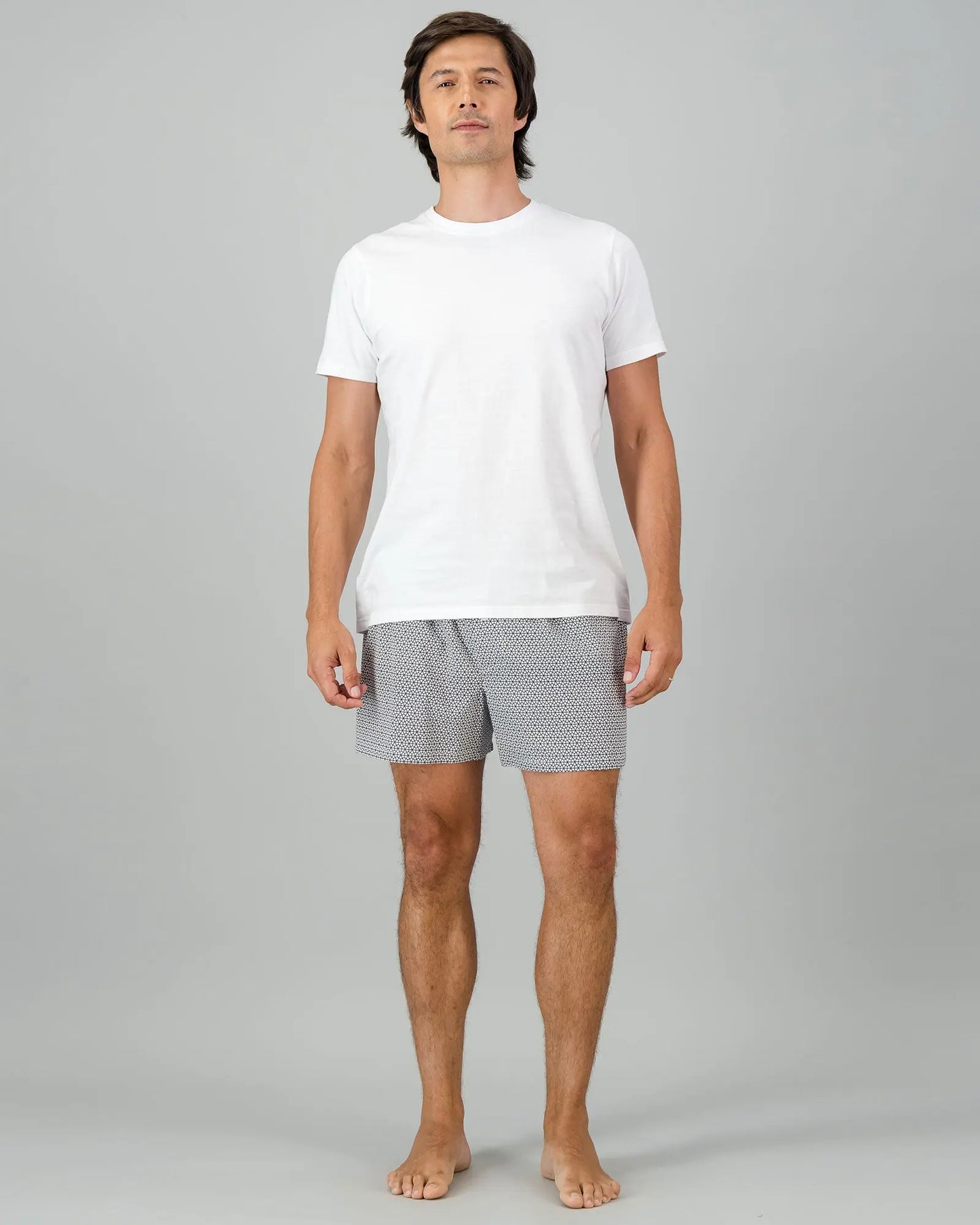 Mens Boxer Shorts - Hexagon Woodstock Laundry