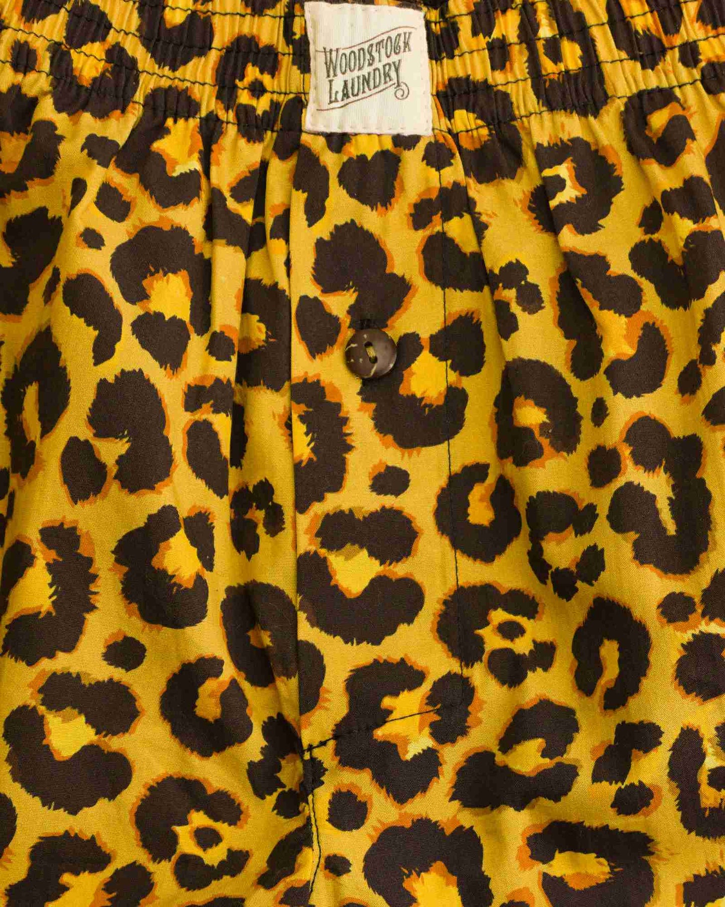 Mens Boxer Shorts - Leopard Woodstock Laundry