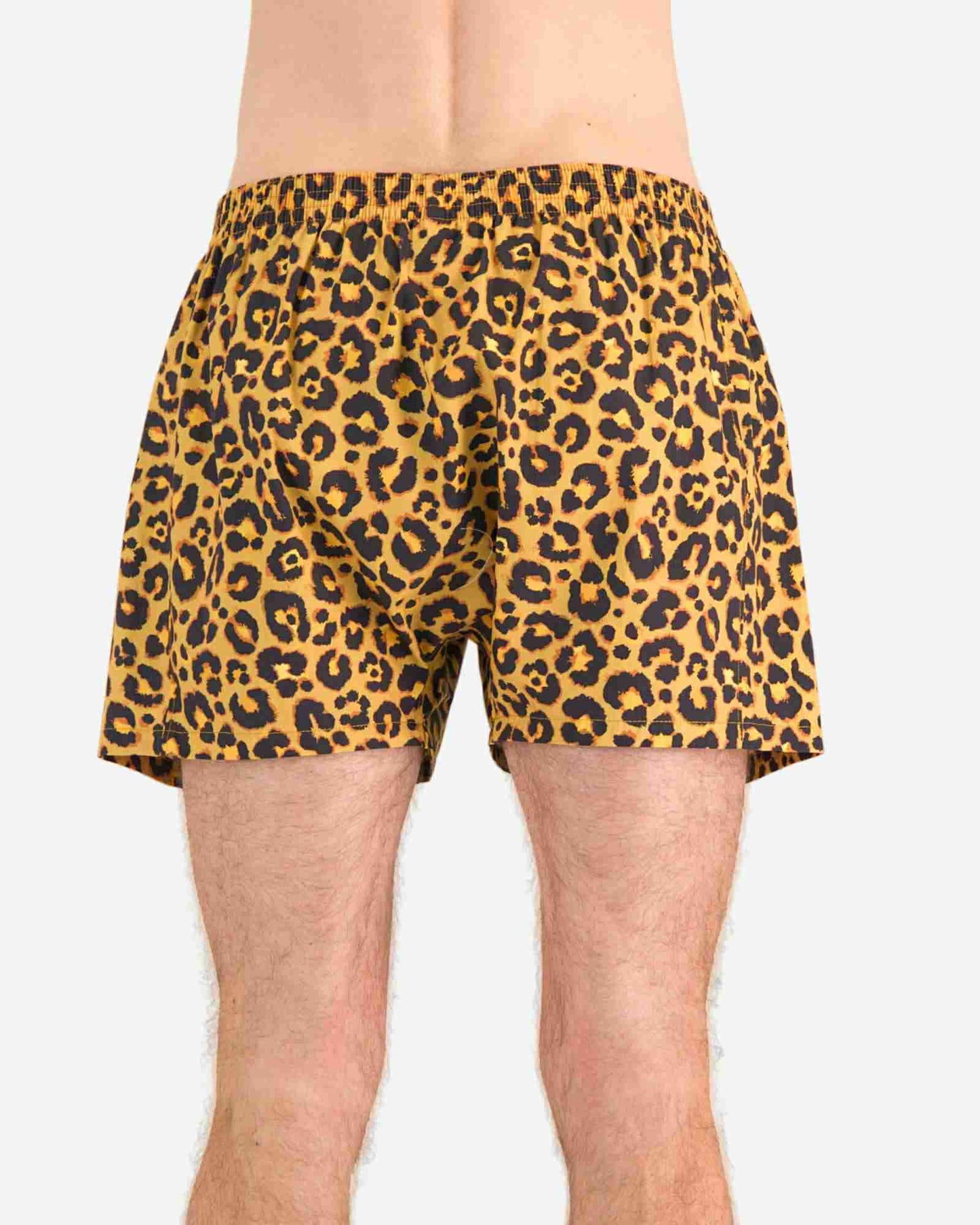 Mens Boxer Shorts - Leopard Woodstock Laundry