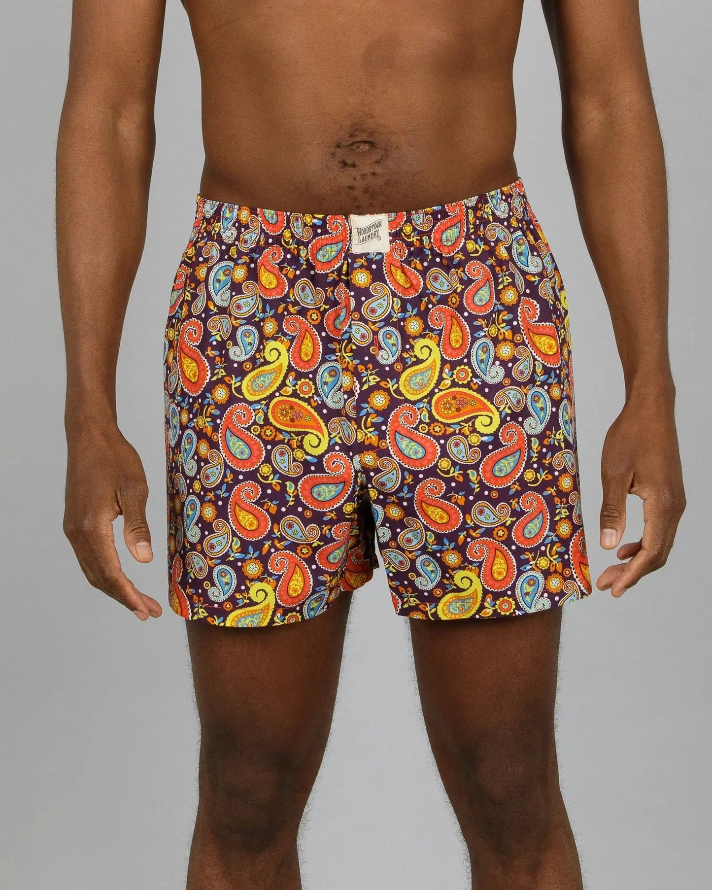 Mens Boxer Shorts - Sgt Pepper Woodstock Laundry