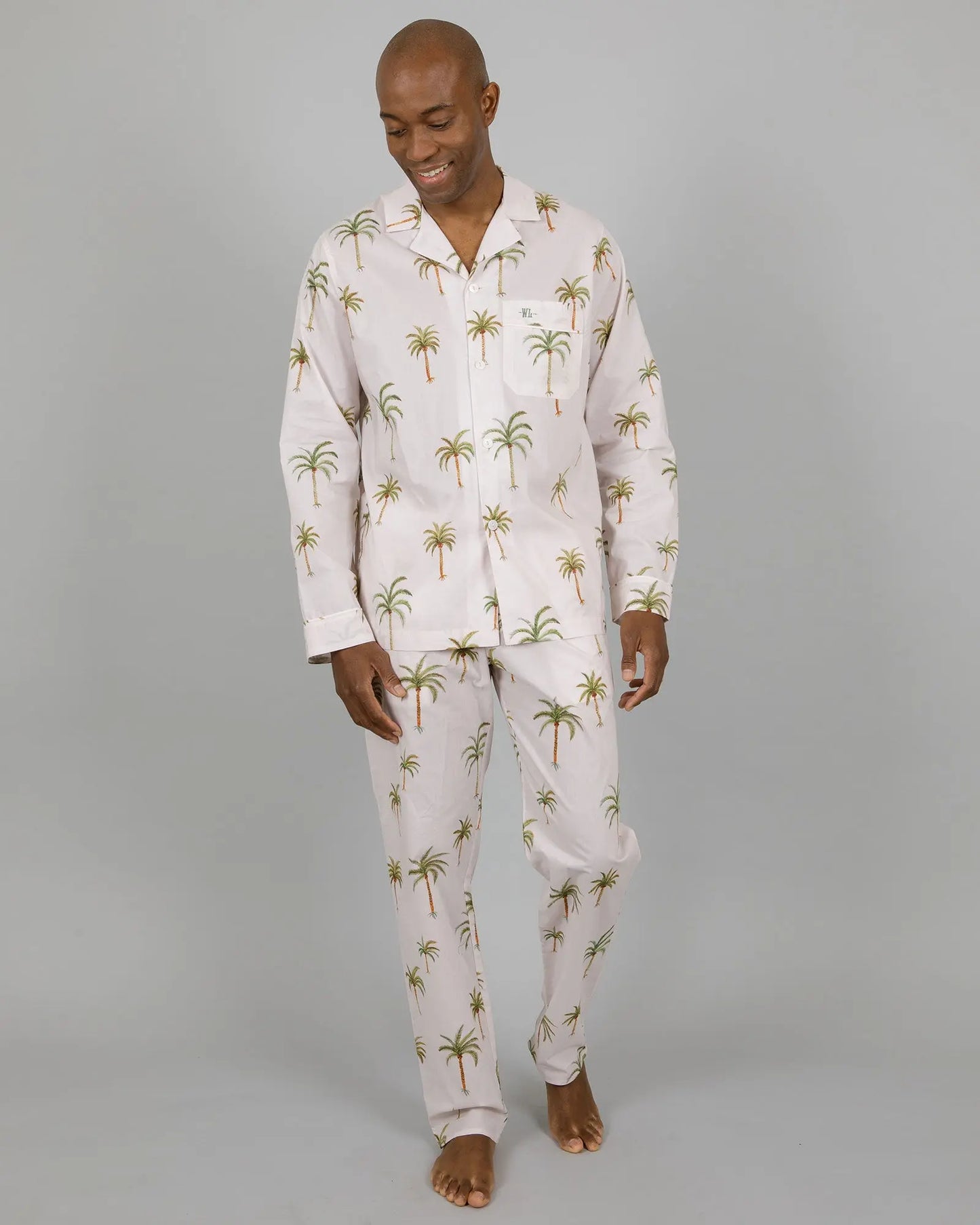 Mens Long Pyjamas - Palm Beach Woodstock Laundry