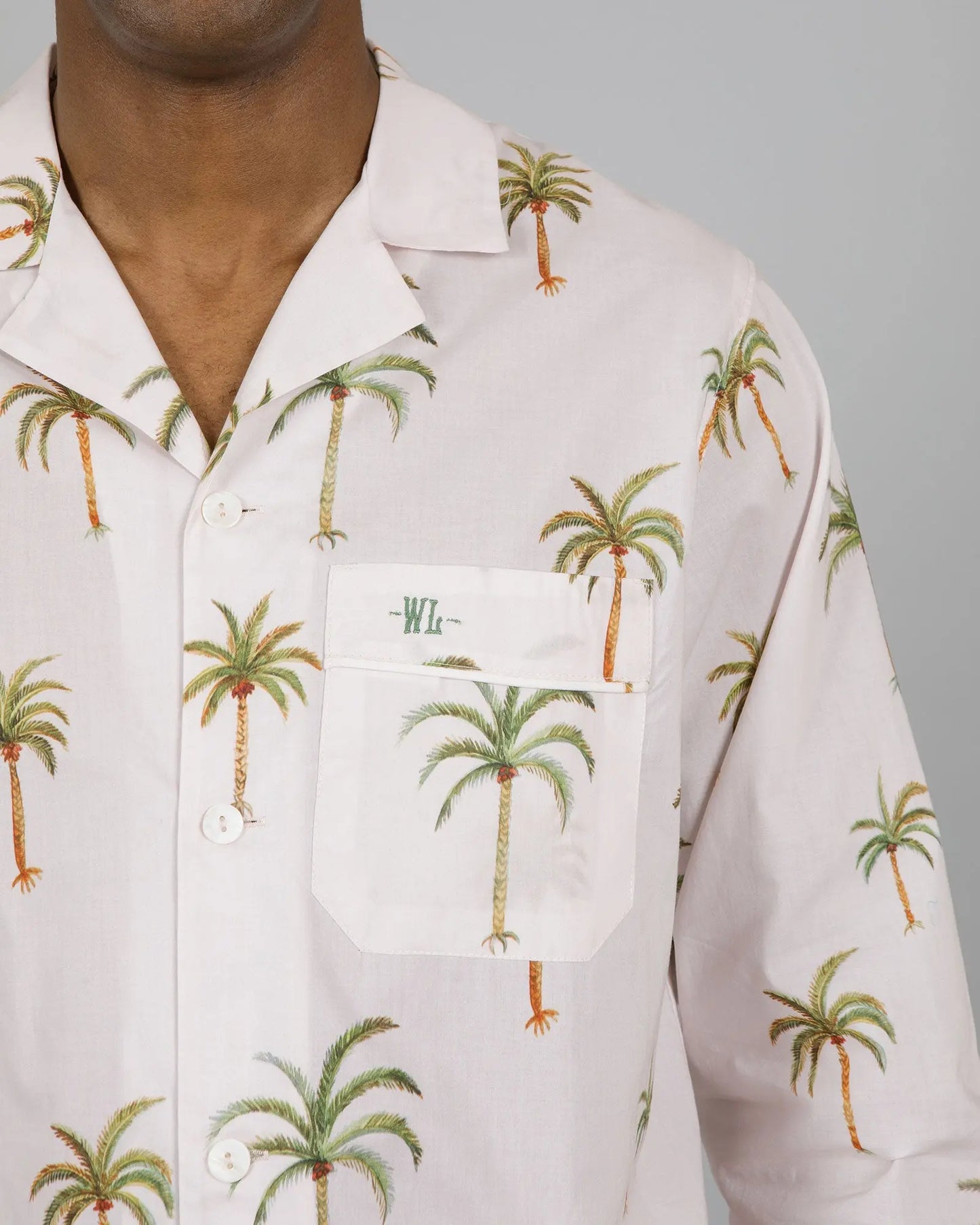 Mens Long Pyjamas - Palm Beach Woodstock Laundry