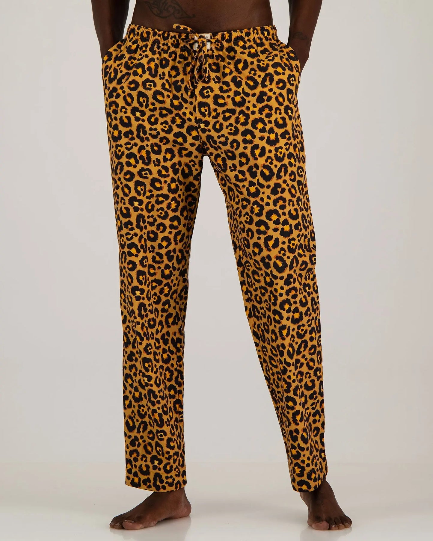 Mens Lounge Pants - Leopard Woodstock Laundry