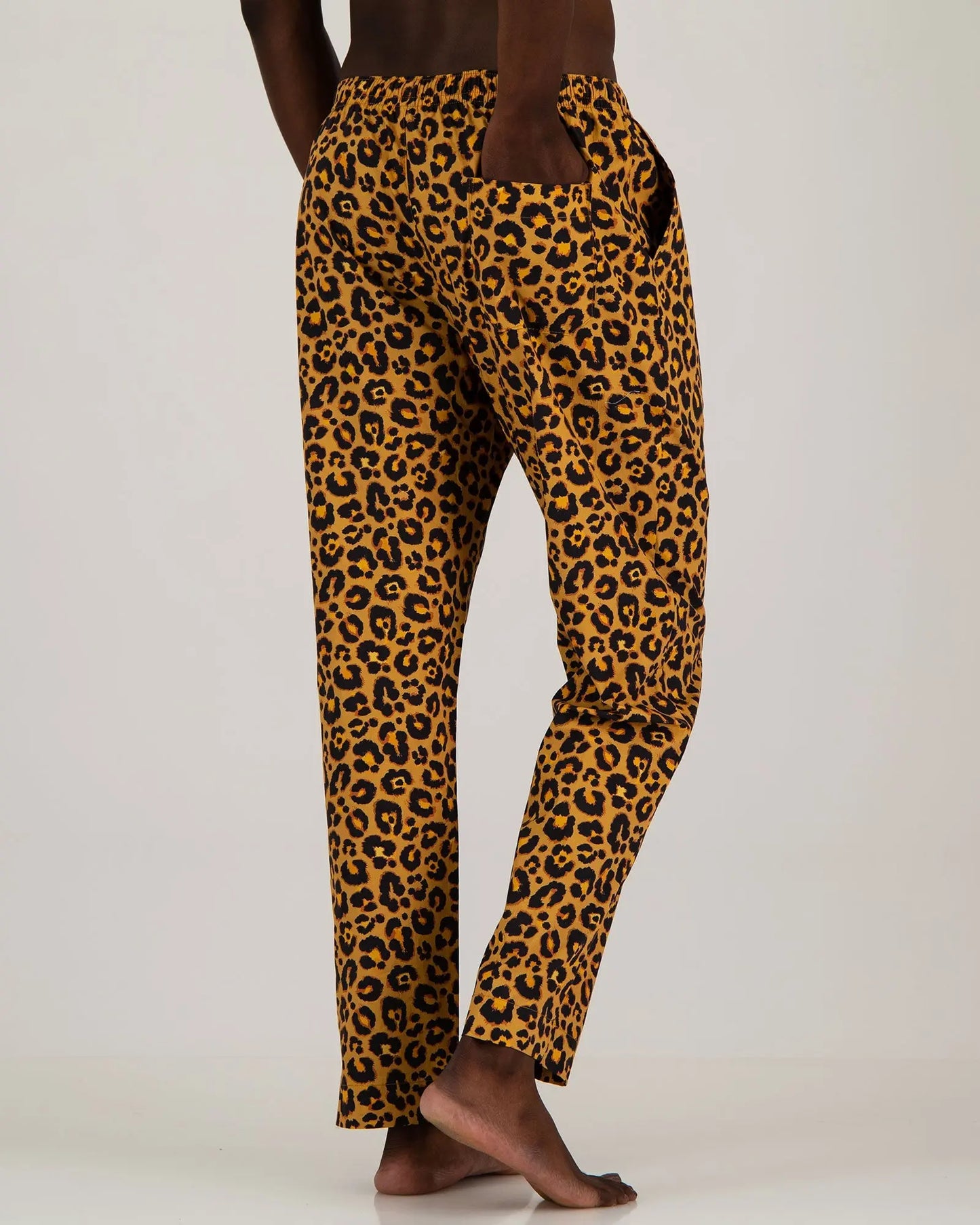 Mens Lounge Pants - Leopard Woodstock Laundry