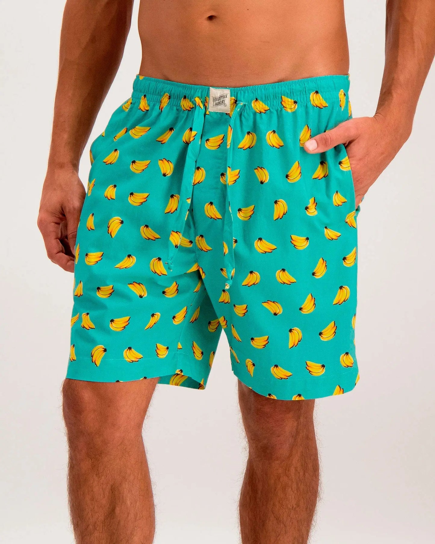 Mens Lounge Shorts - Bananas Woodstock Laundry