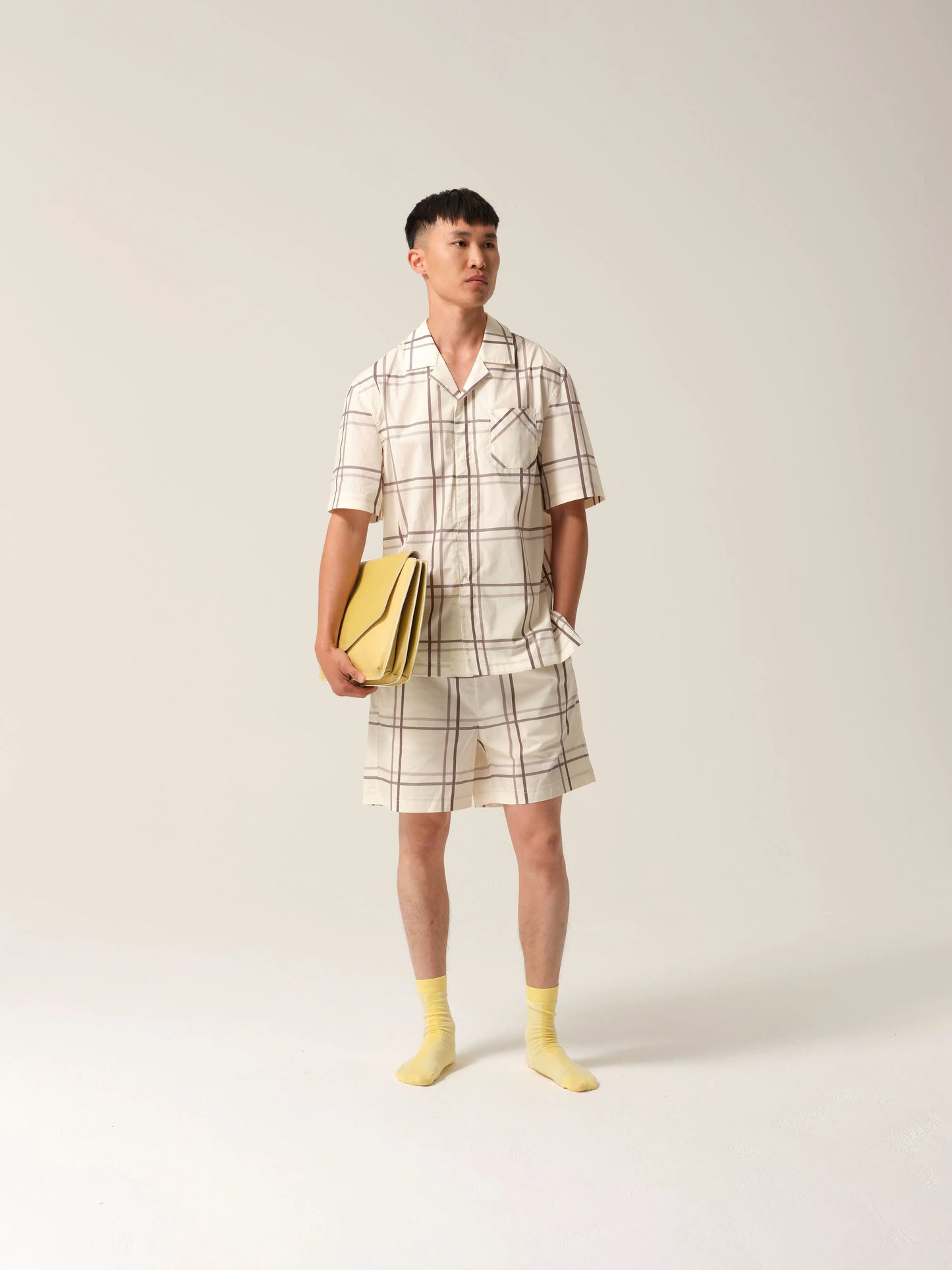Mens Riley Short PJs Silver Linings Tonic London