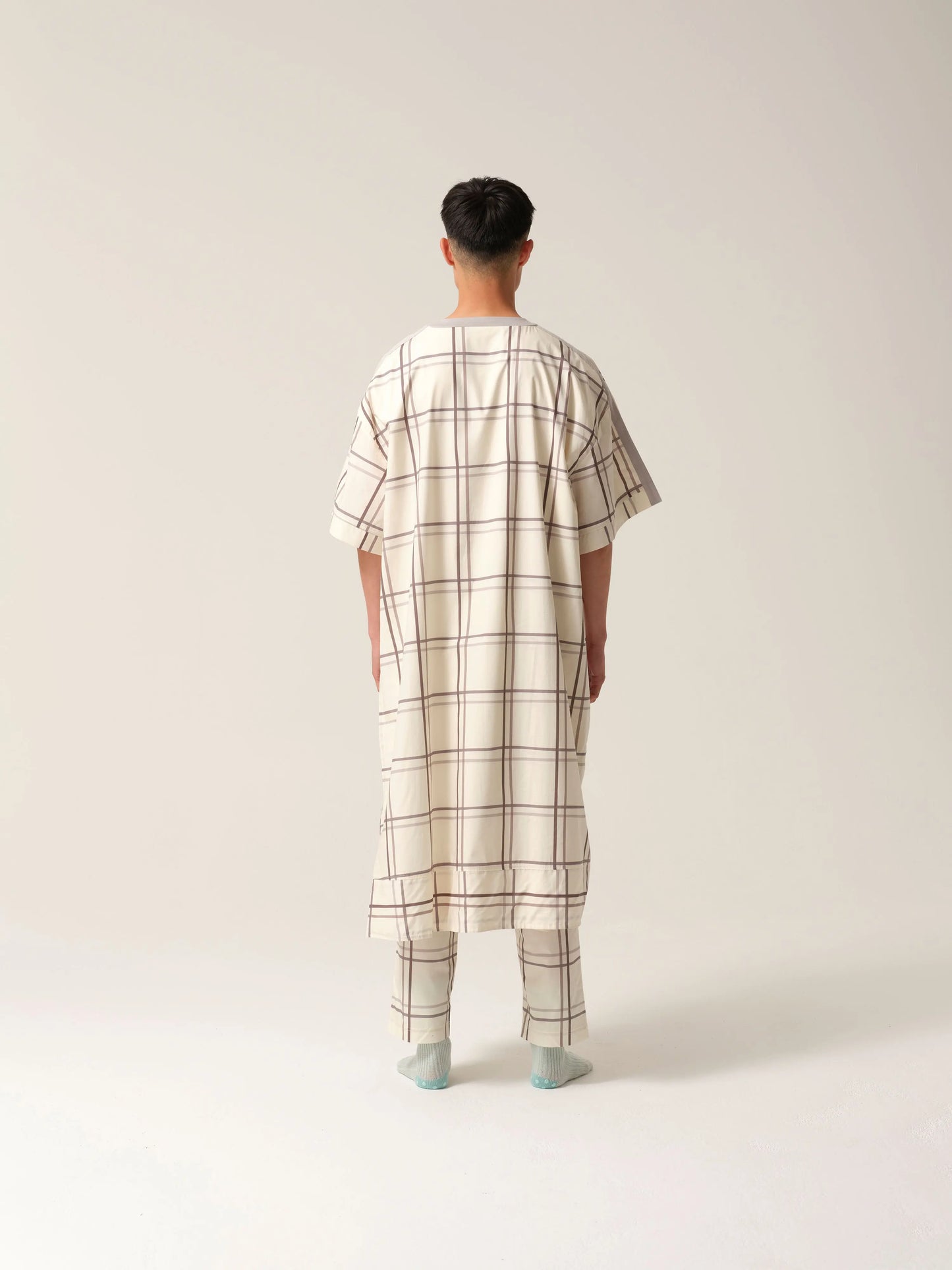 Mens T-shirt Hospital Gown Silver Linings Tonic London