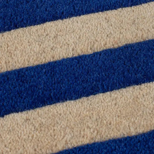 Milo Scallop Plain Wool Rug Dunelm